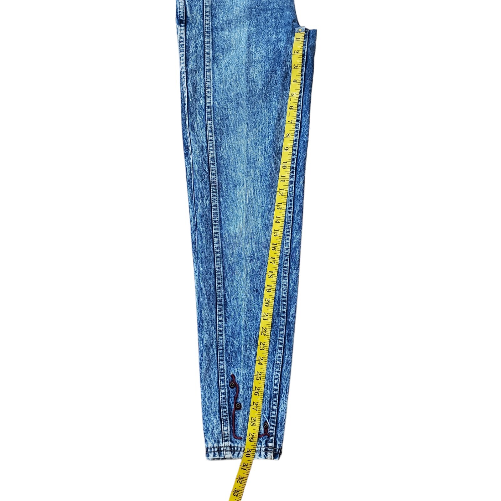 Bugle Boy Special Edition Vintage Embroidered Accent 80s Jeans Size W22 XXS