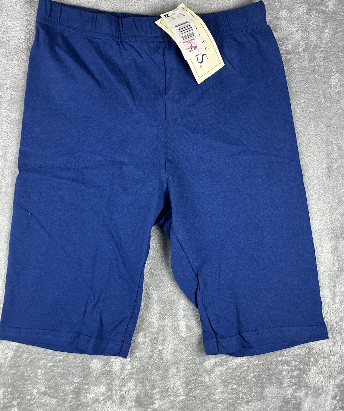 Lot Of 3 Vintage 90s Women’s Bike Shorts Aerobics Shorts Size M Navy Blue Cotton