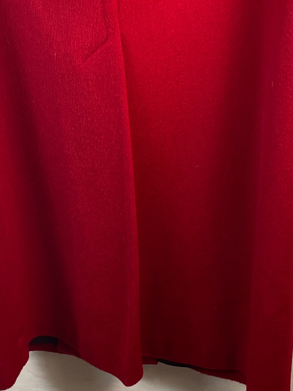 Cassidy Red 100% Pure Wool Vintage Peacoat Work Business Formal Travel