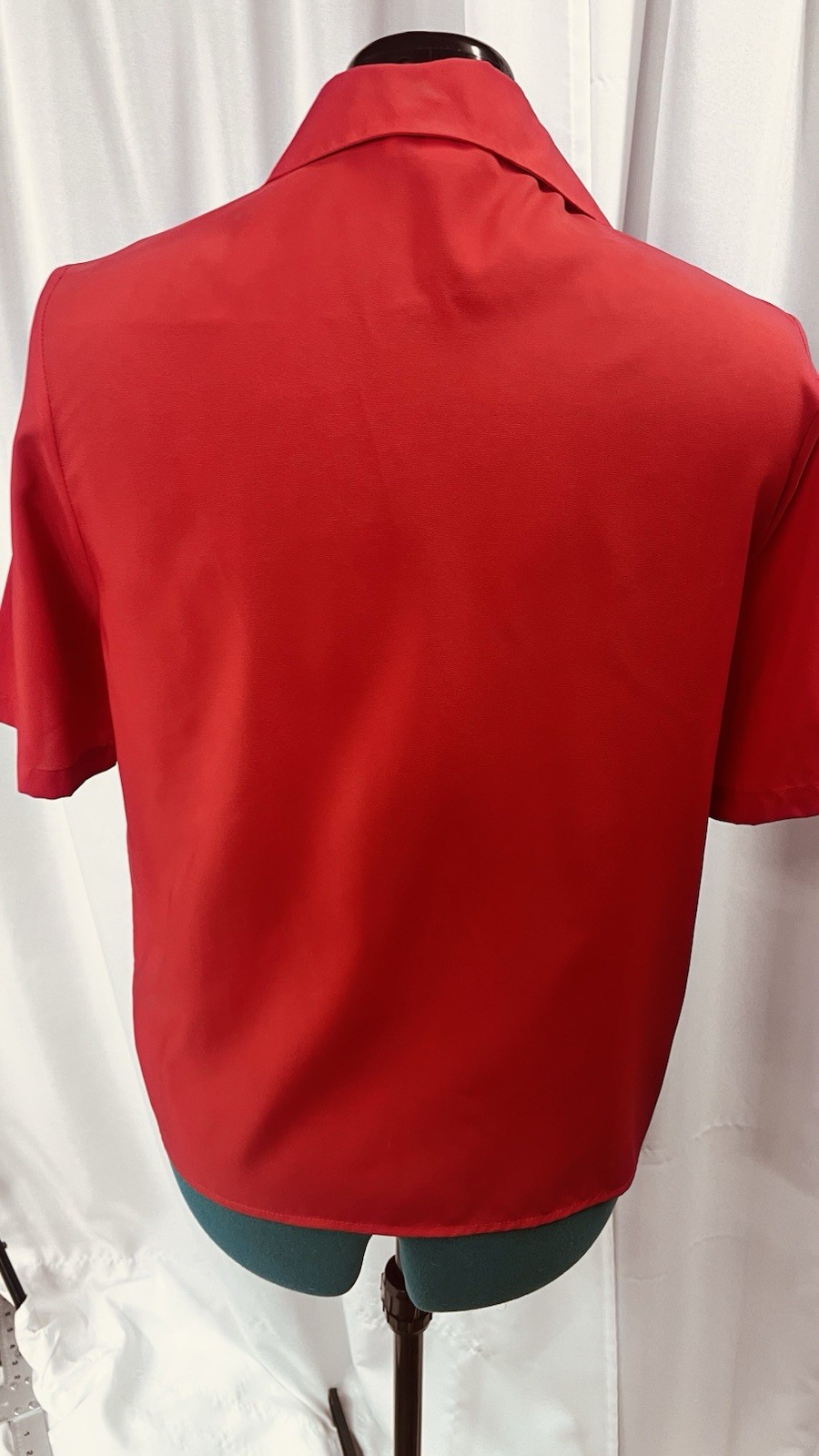 Vintage Soft Elegance Women’s Red Shirt Size 10