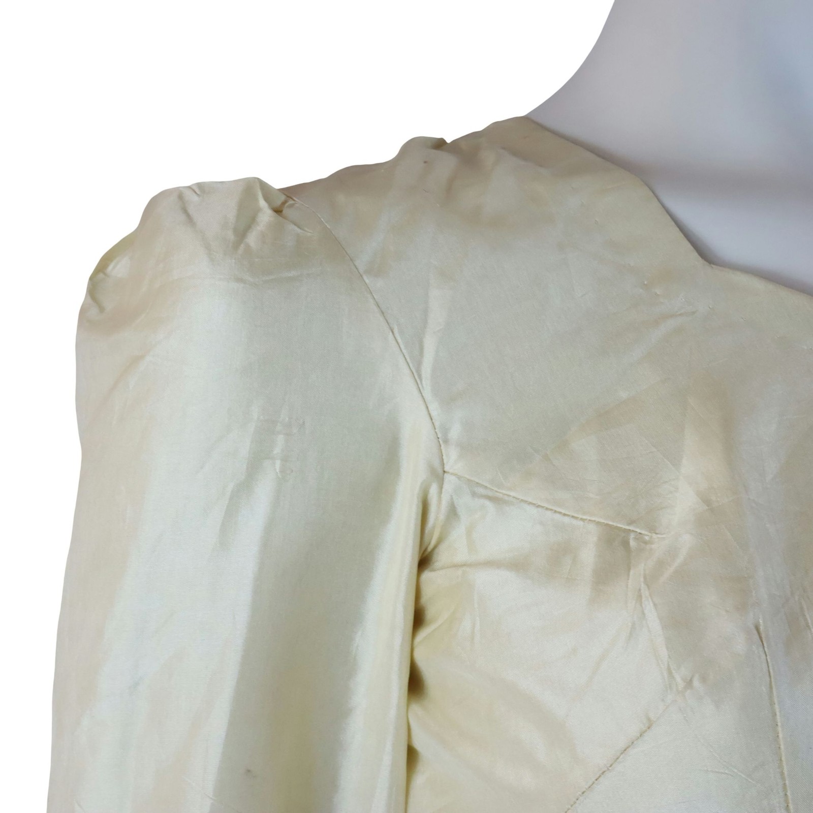 Antique Edwardian Victorian Button Up Undergarment Top 1900s Women’s XS