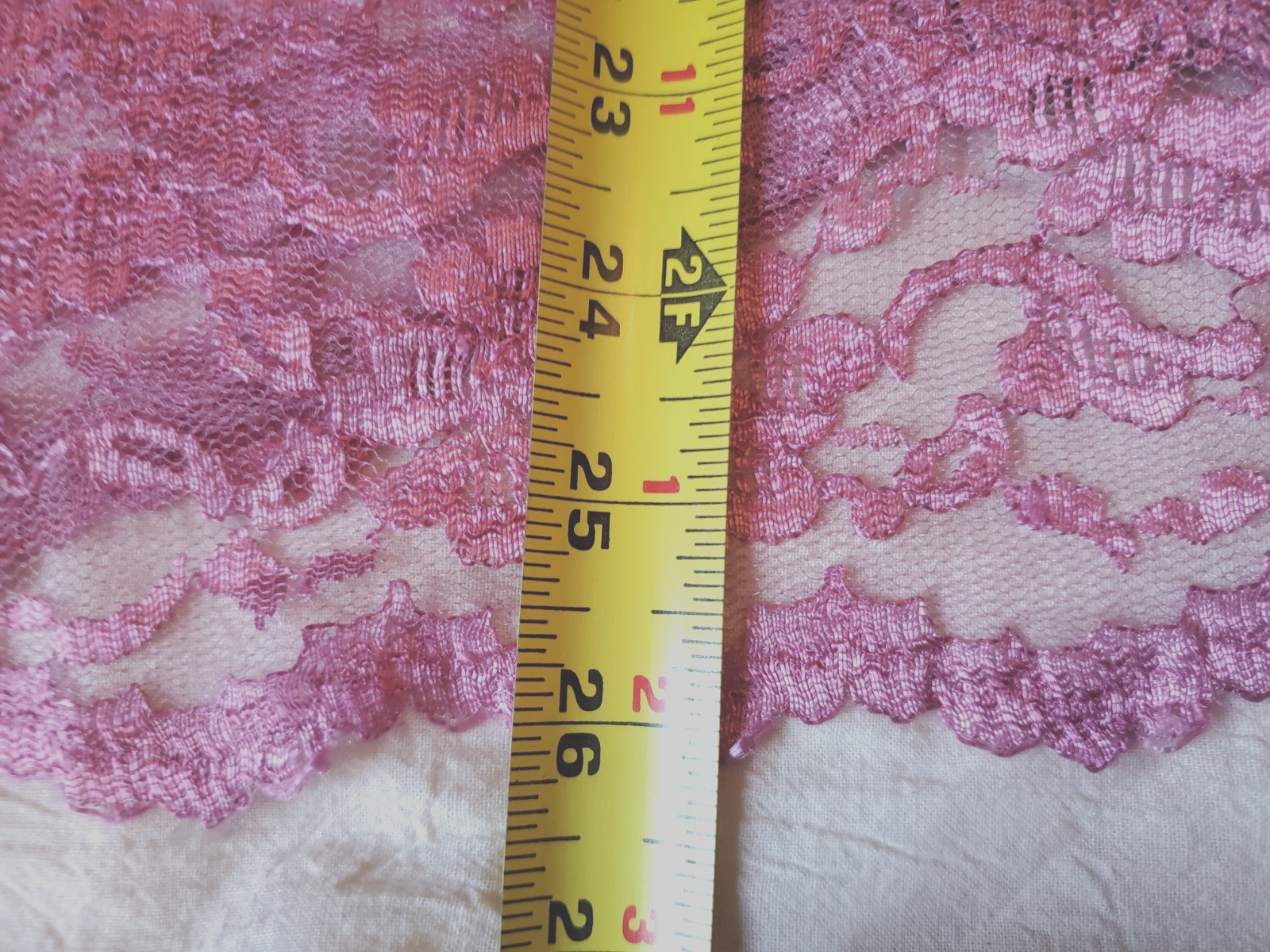 VTG JC Penney 80’s Dress Women’s Pink Lace Overlay Flare Handkerchief Hem MOB