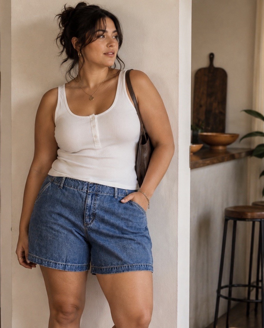 Vintage Y2K SONOMA Womens Plus Size 16W Blue Stonewash Denim Jean Shorts NWT