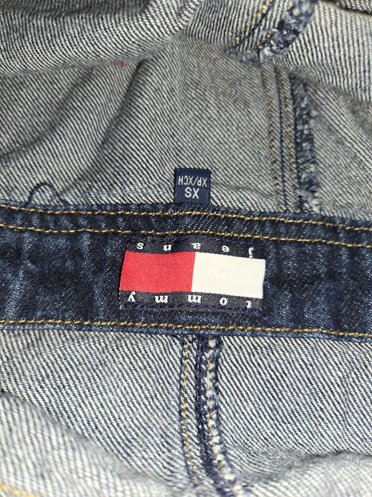 Vintage Tommy Girl Bib Overall Jeans Hilfiger Y2K XS