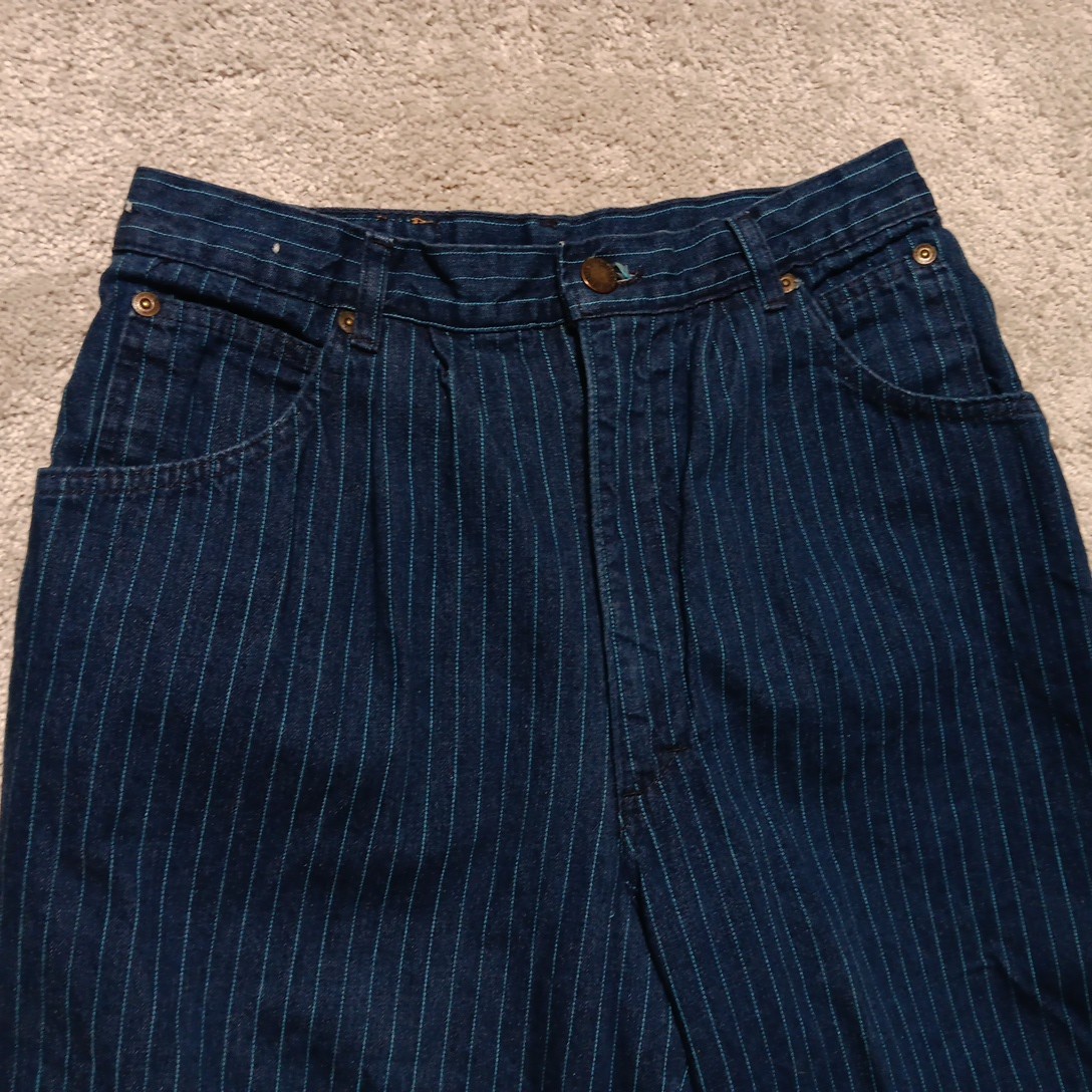 Vintage 70/80’s BROOKS Western Wear Denim Jeans High Rise Sz 13/14 (28×31)