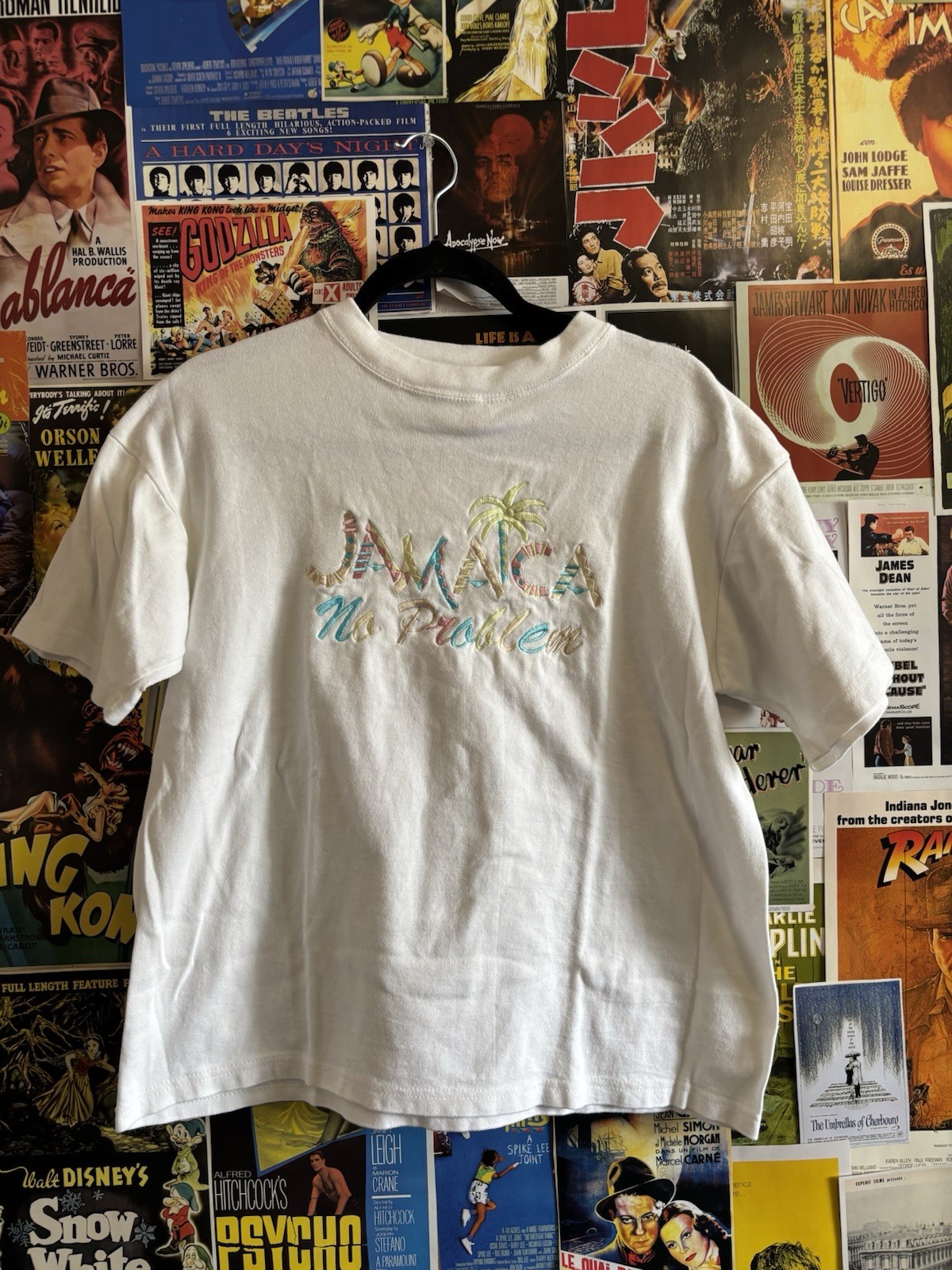 Vintage 1990s Embroidered Jamaica T Shirt
