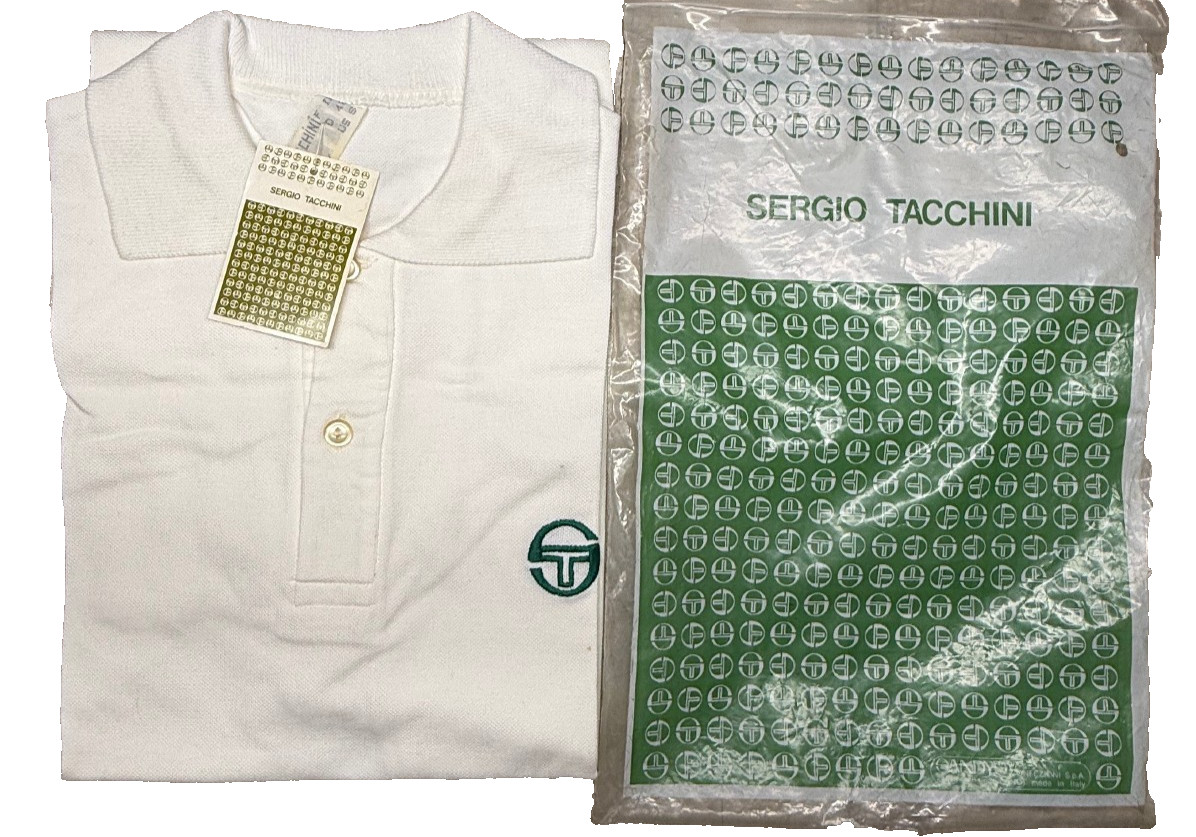 vintage sergio turkeys 80s casual POLO shirt McEnroe Vilas Wimbledon jersey