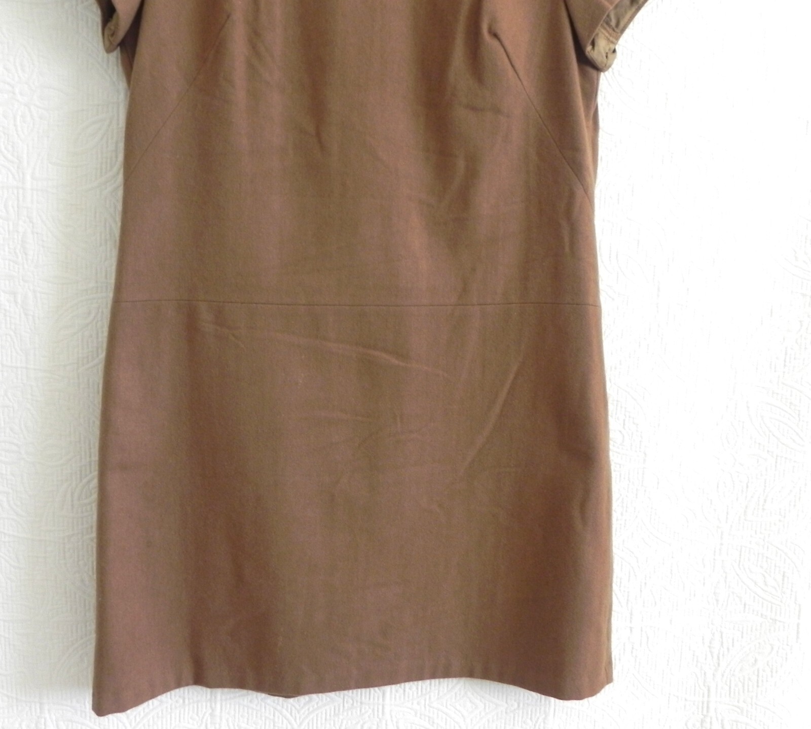 Gap Premium Classic Tailored Micro Mini Wool Blend Short Sleeve Size10(Fits8)