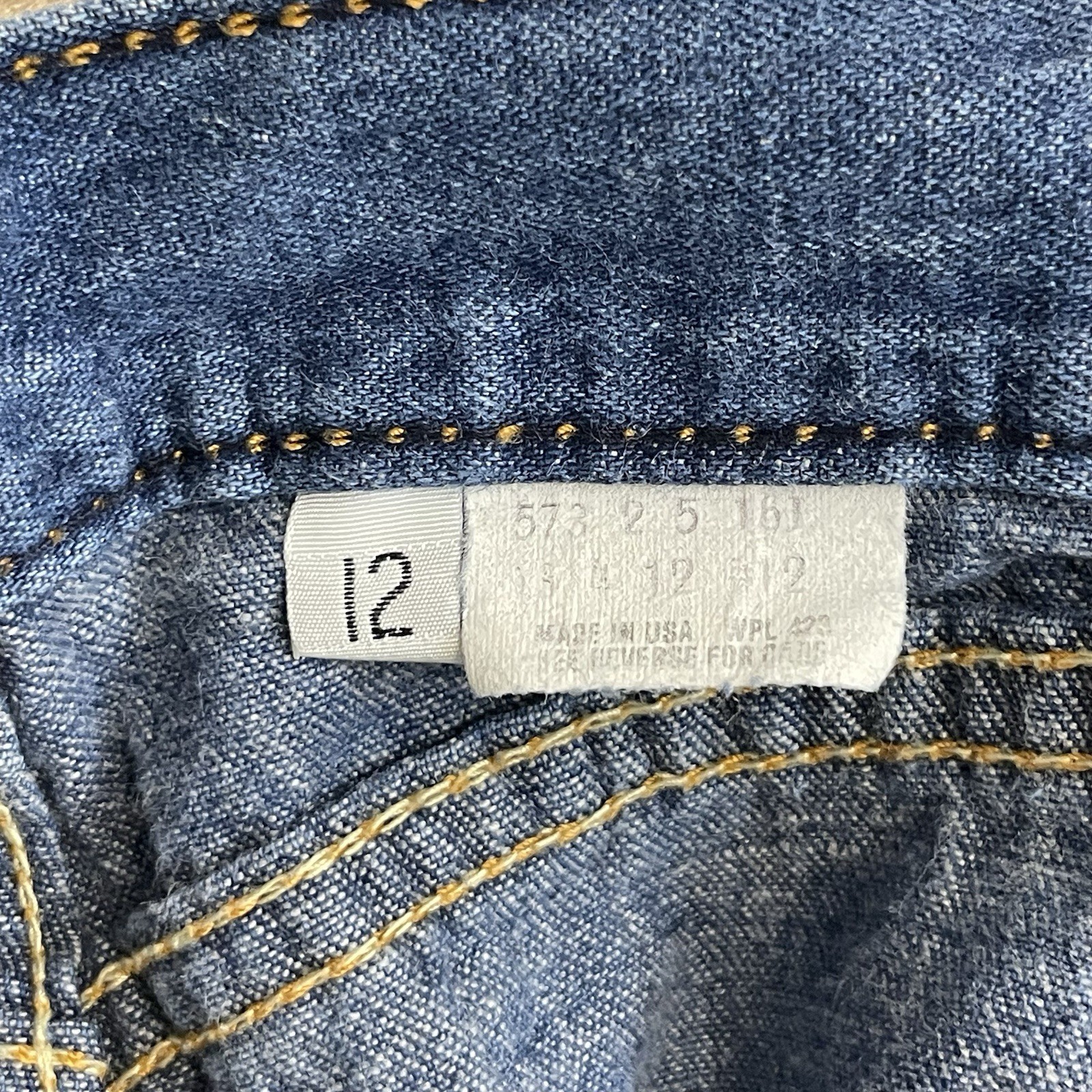 Levi’s Vintage 1970s Blue Denim High Waisted Wide Leg Culottes Jean Shorts sz 12