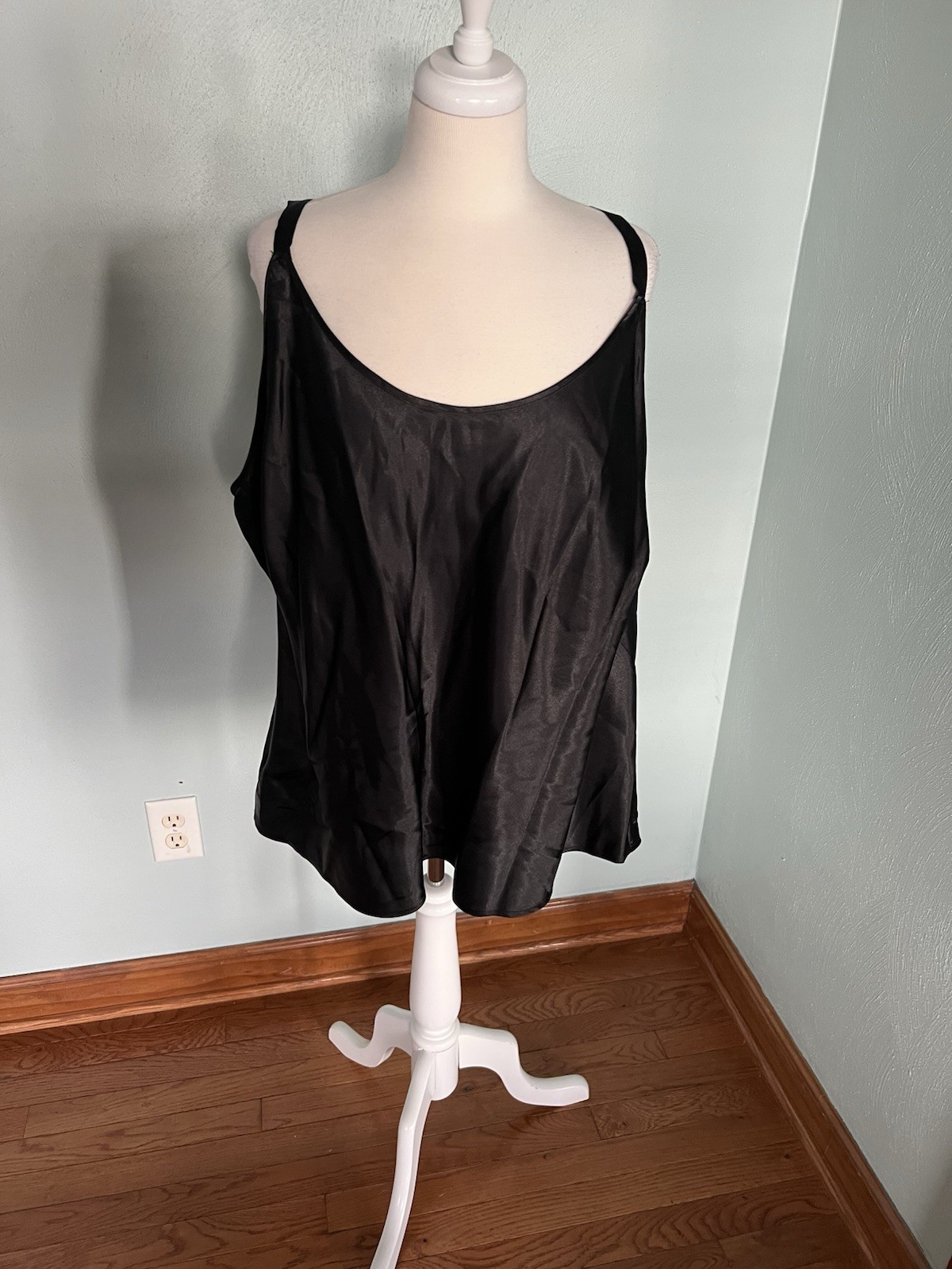 Unbranded Camisole Faux Silk Nylon Sz L Lingerie Cozycore Sexy BRATZ Britpop