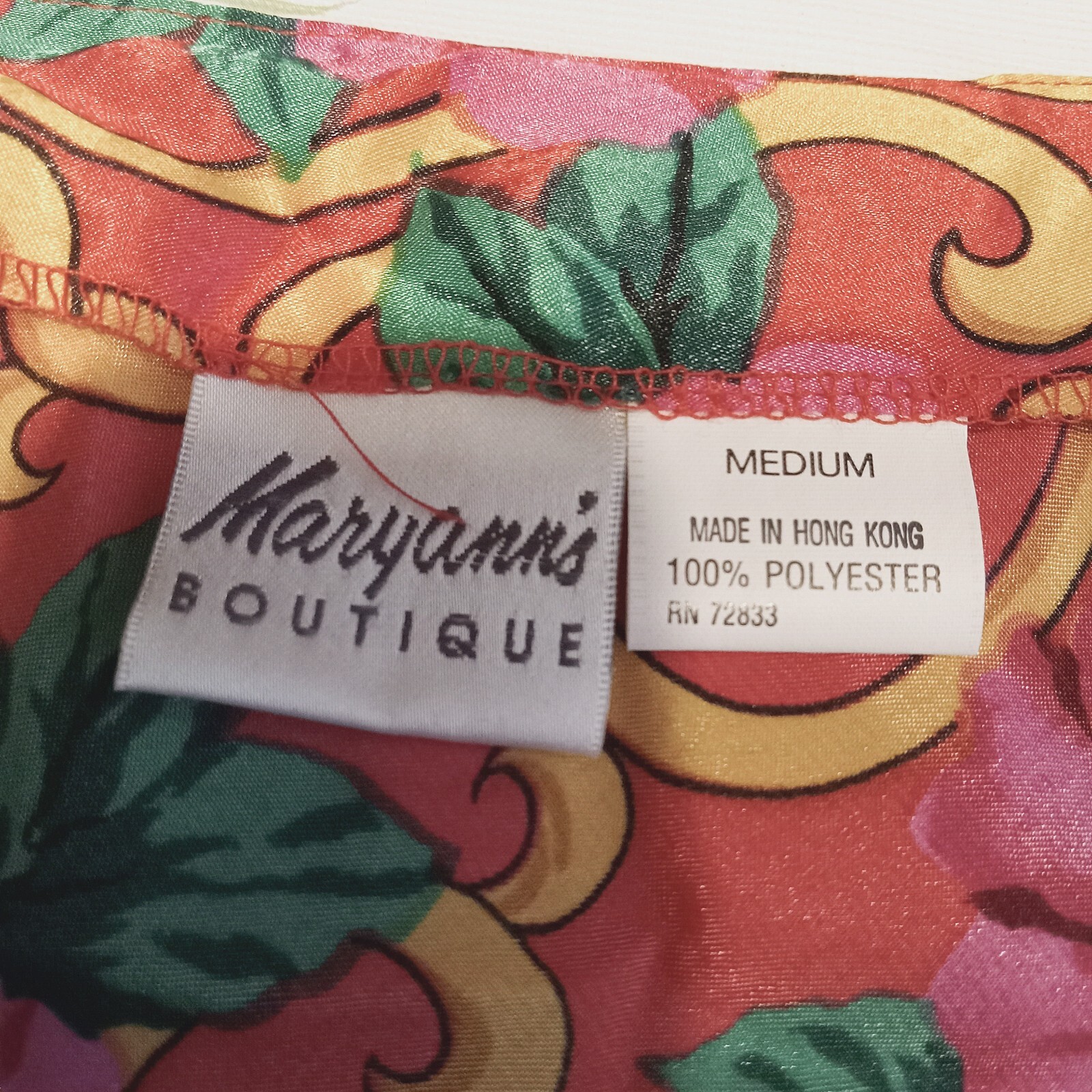 VTG Maryanns Botique Floral MEDIUM Nightie Gown NWT