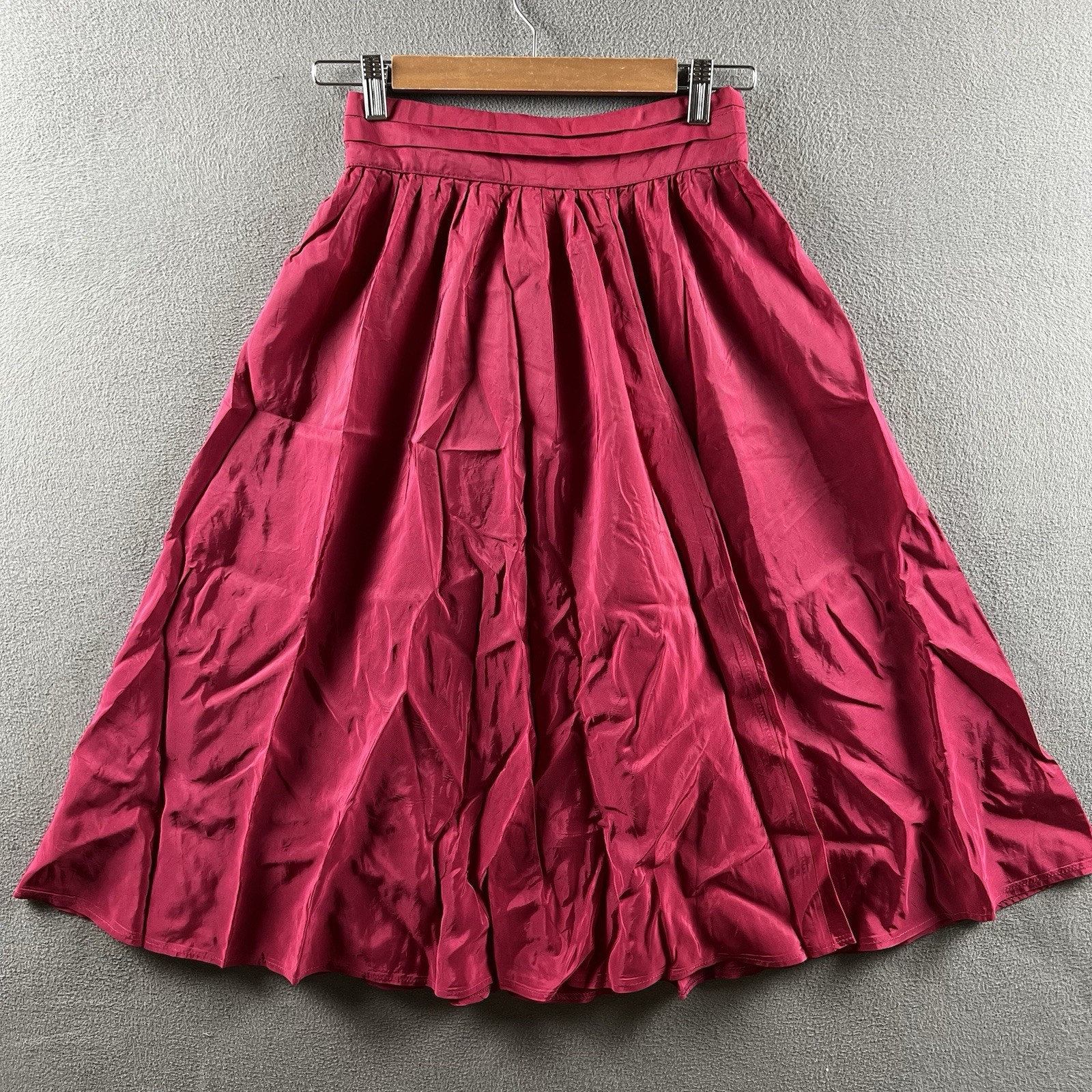 Vintage Gunne Sax Skirt Size 9 Hot Pink Jessica’s Gunnies Prairie Midi Tiered