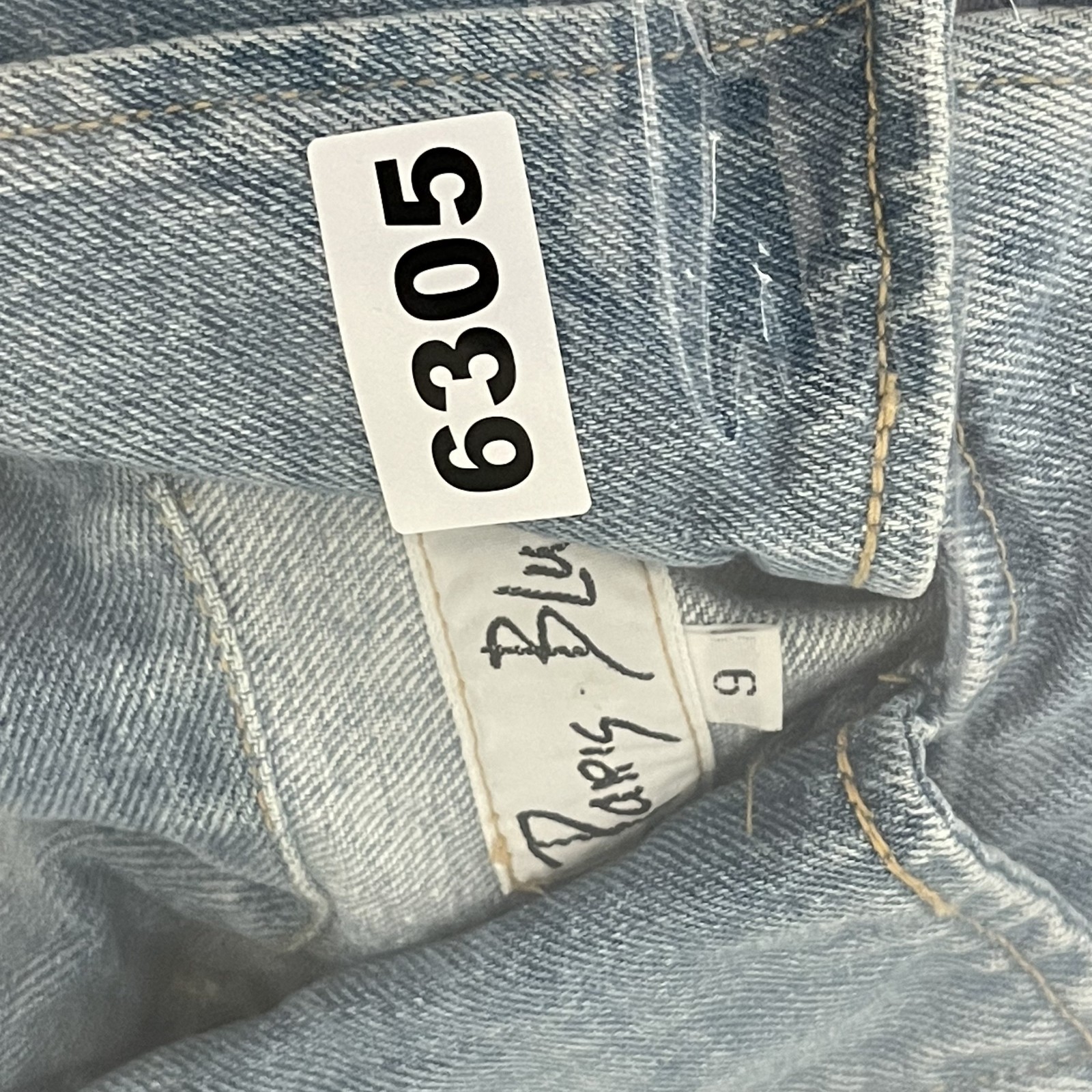 Vintage 80s Paris Blues Dress Womens 9 Denim Zipper Asymmetrical Stone Wash USA