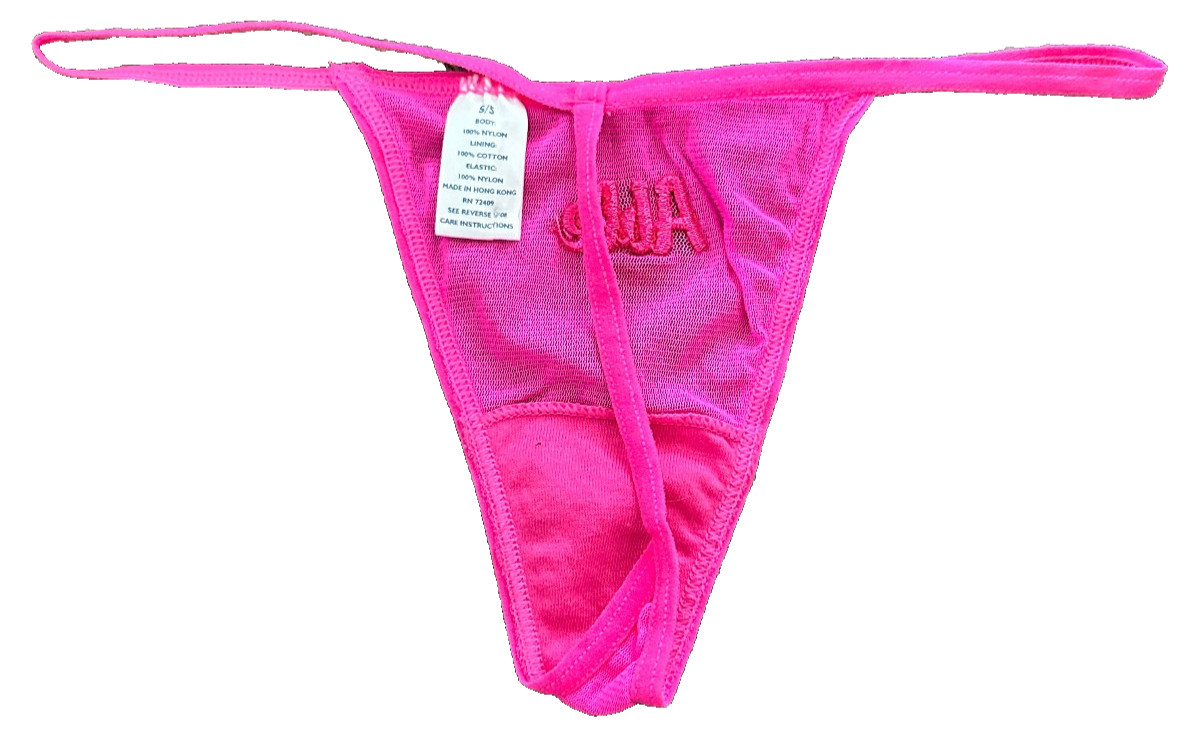 VINTAGE Y2K „Able” Pink Thong G-String Panties Small / 5