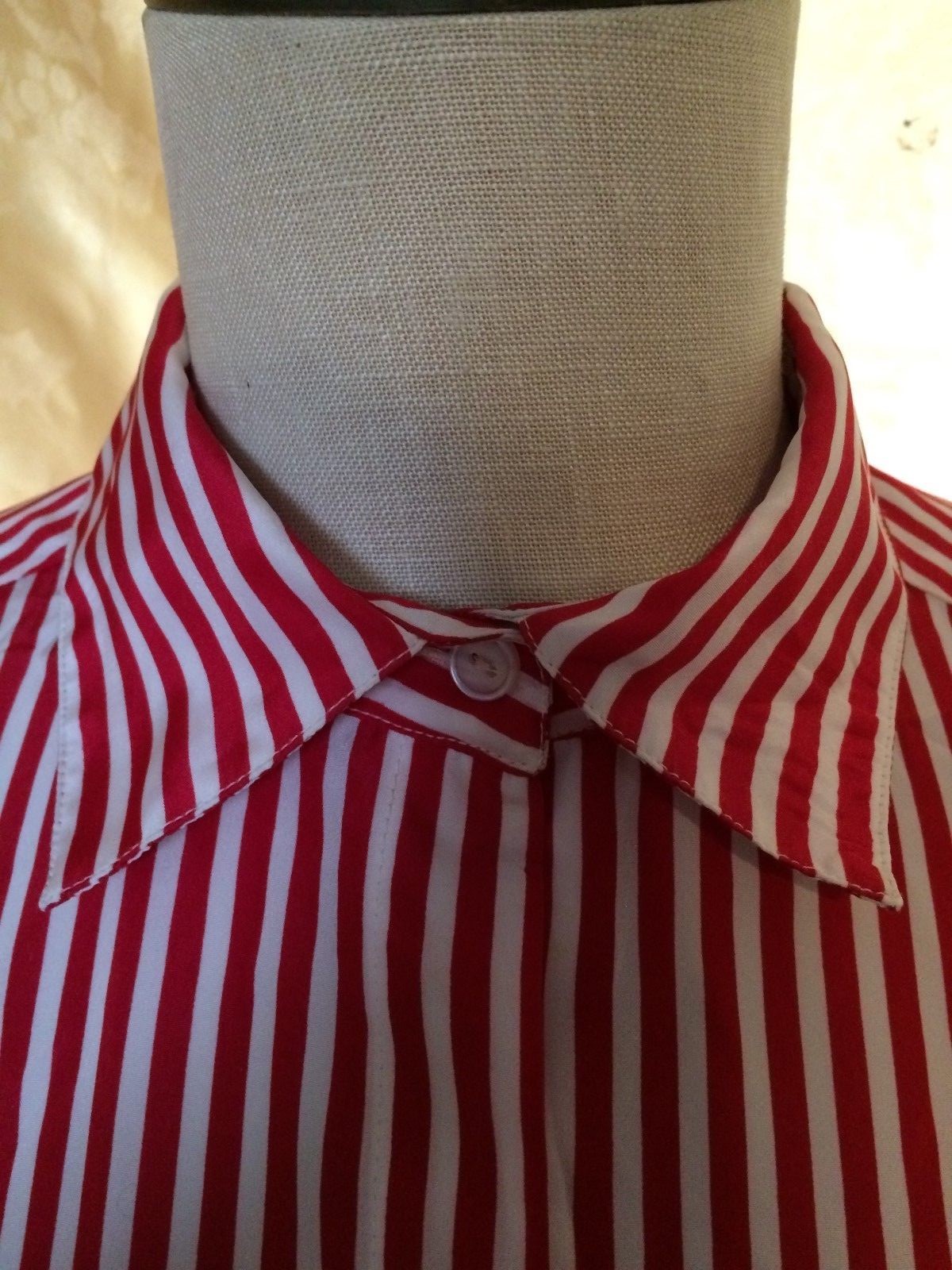 Stylin’ Women’s Vintage „Jordan Marsh” Striped Button Down++SIZE 14++