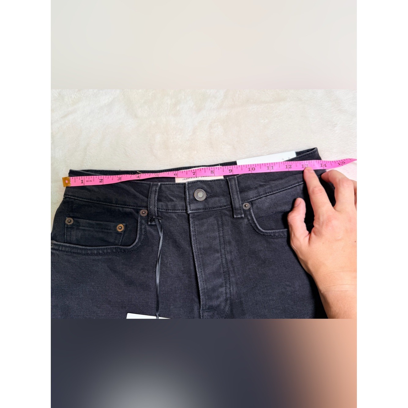 NWT JEANERICA Classic Jeans Black 2 Weeks Size 27×29″ Inseam