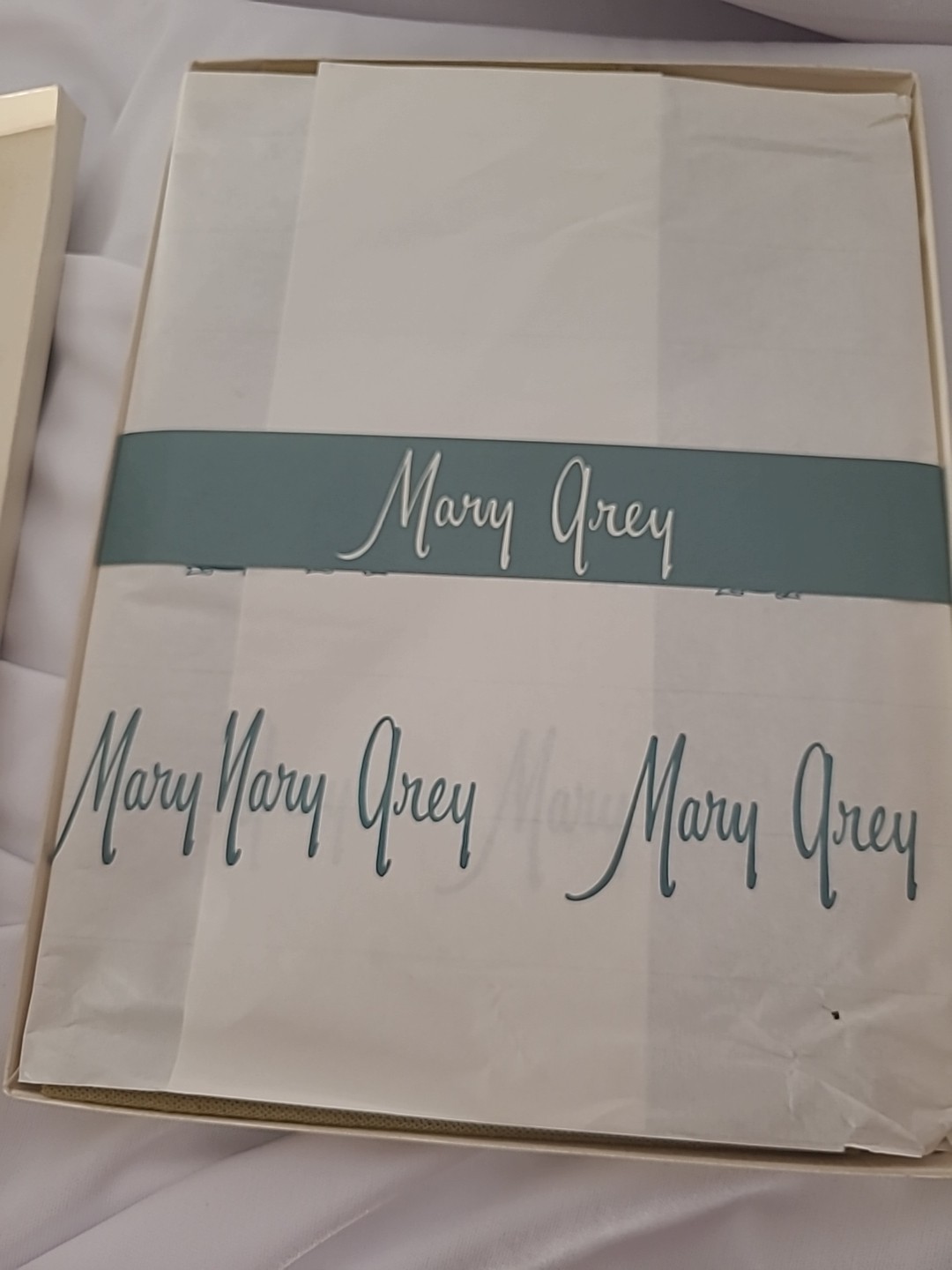 Vintage Mary Grey Stockings NOS Size C 10-10.5 Cracker Jack Hosiery 1 Pair