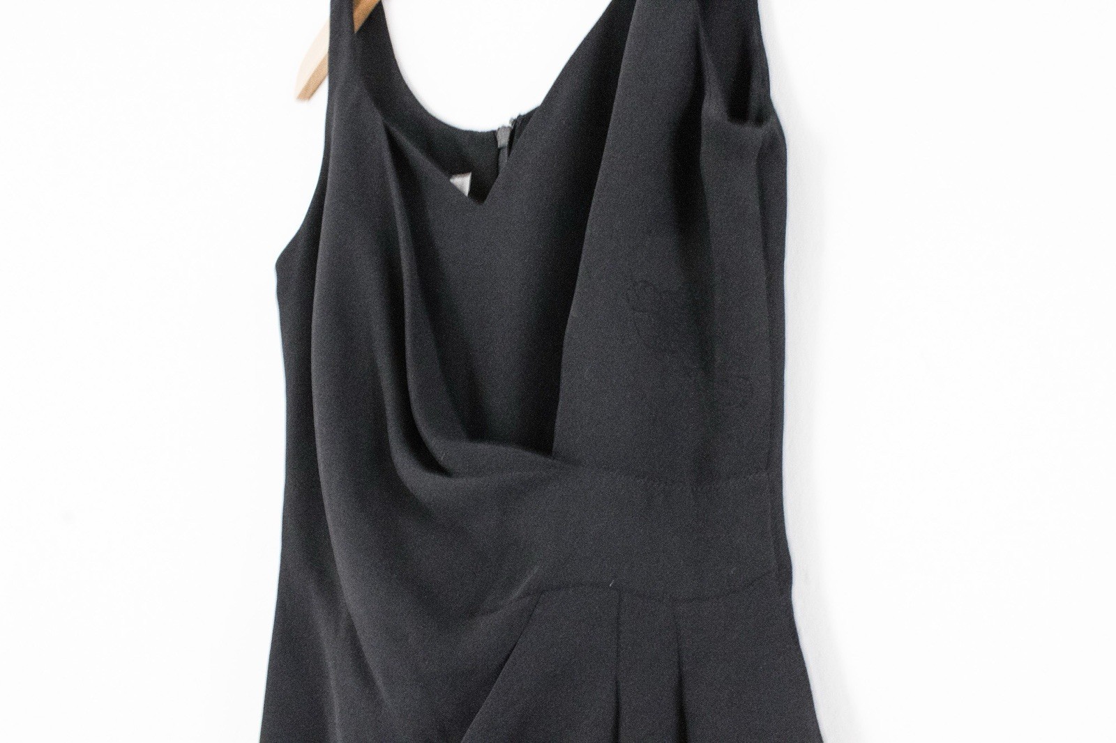 David Warren New York | Vintage 90’s Sleeveless Black Cocktail Dress | Size 4