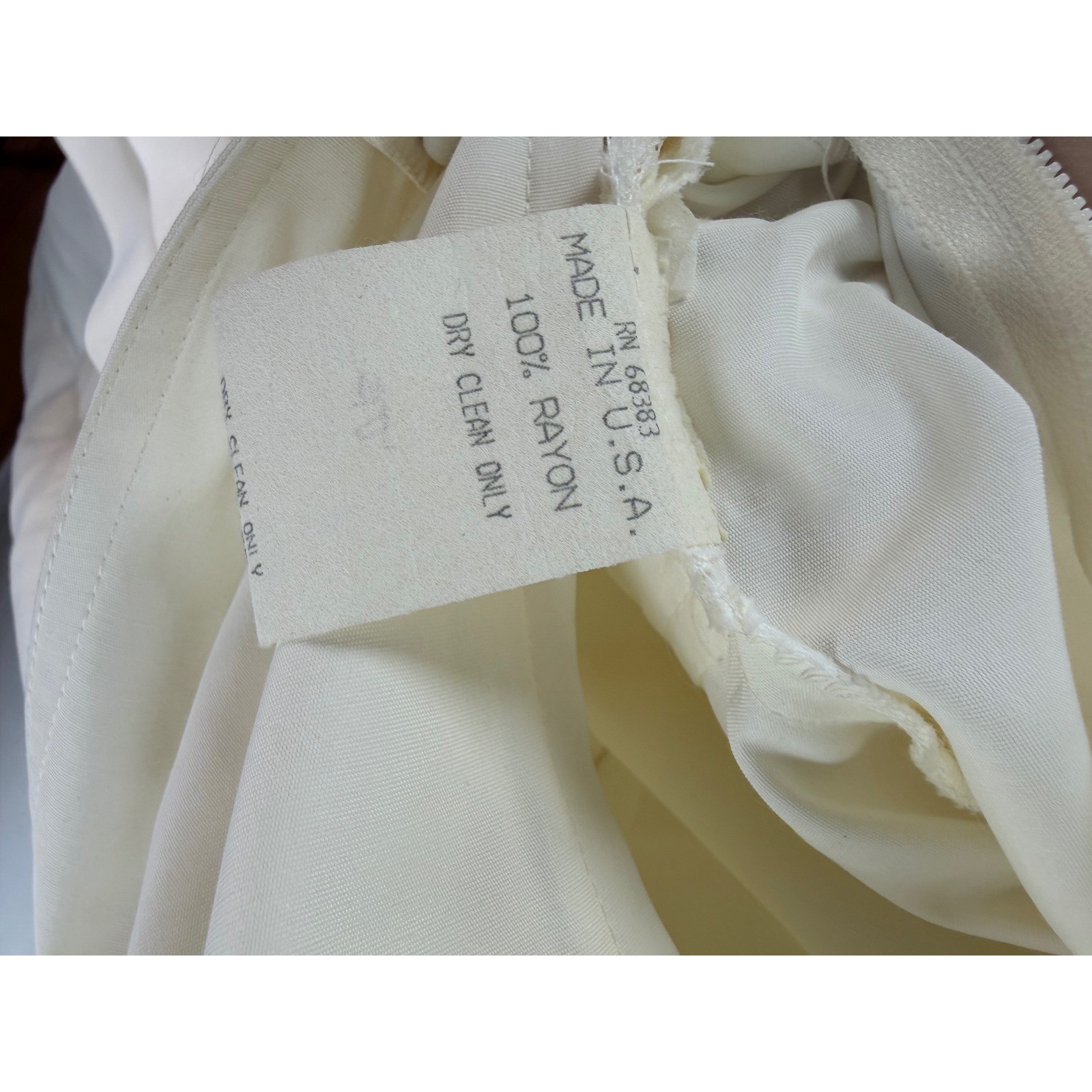Miss Ashlee California Vintage Cream Soutache Embroidered Midi Dress Size 8