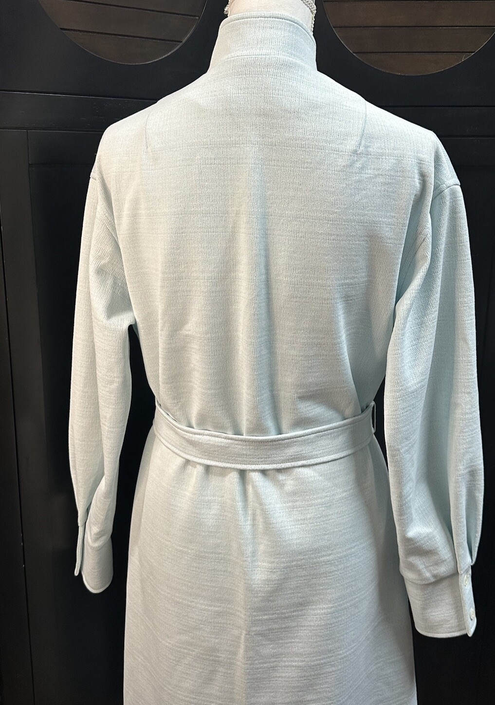 Vtg 1960s Nardis of Dallas Polyester Double Knit Dress Shift Dress Mod Size 12