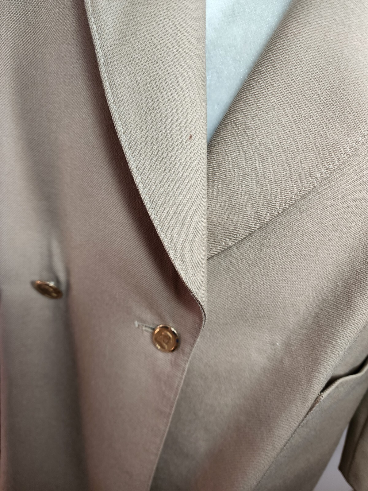 Womens Vintage Giorgio Sant’ Angelo Blazer Size 4 10K Benjamin Franklin Buttons