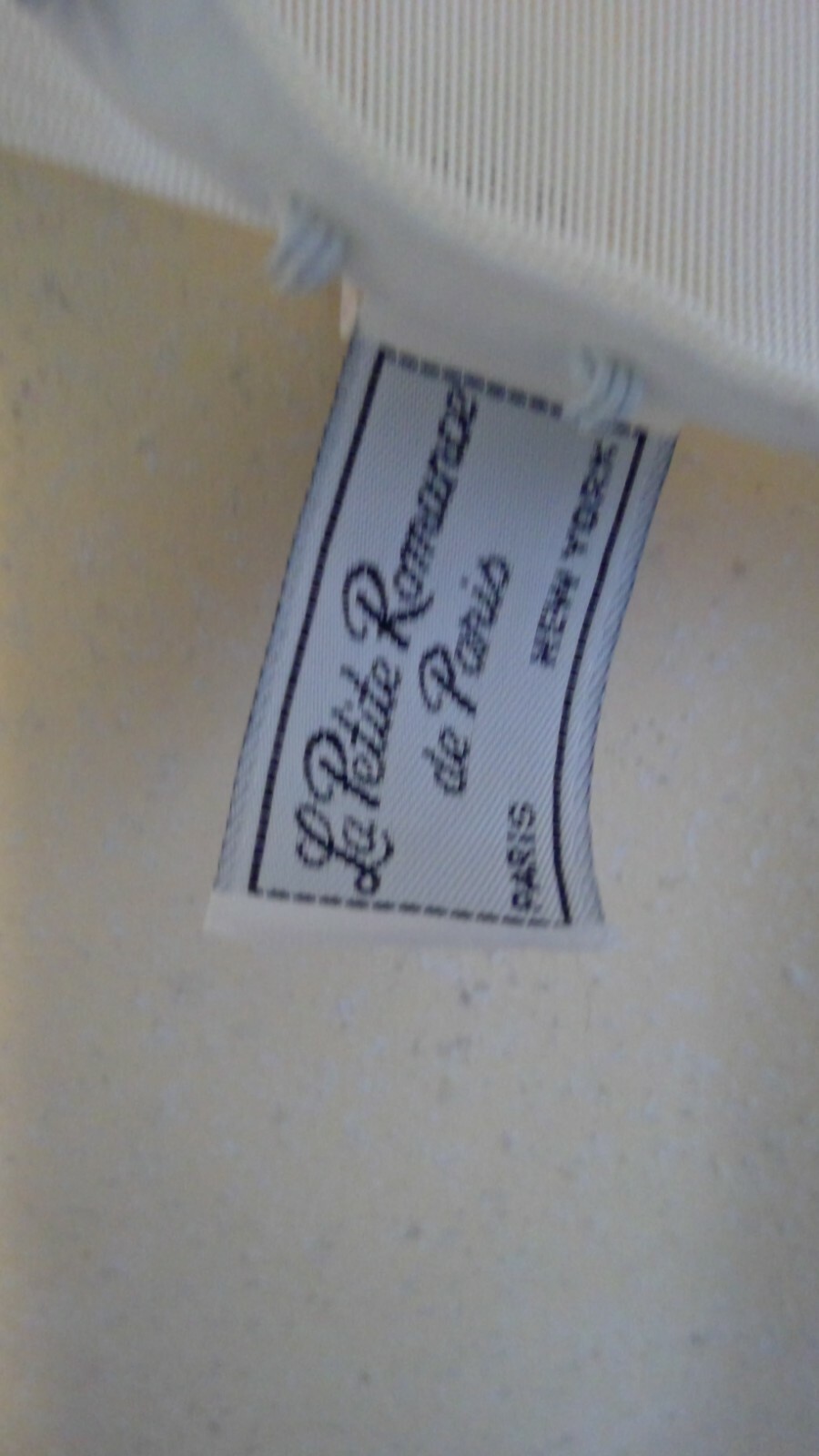 Vintage White Strapless Bustier „La Petite Romance de Paris” 32