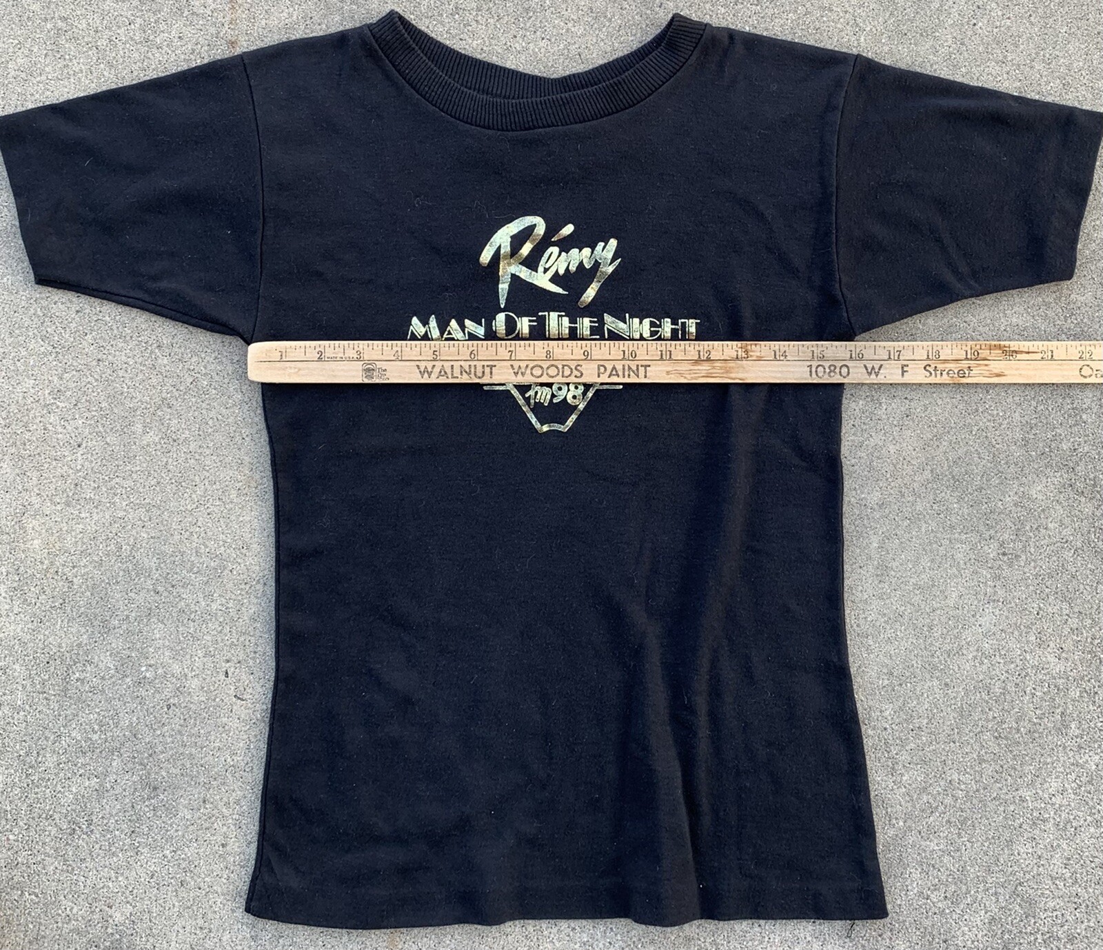 vintage Remy Man Of The Night WJLB fm 98 t-shirt single stitch size L