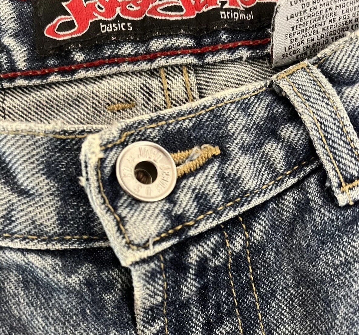 Vtg Jnco Jeans Basics Original Women’s Sz7 20” 1061 USA Style S1061 Cut#300106