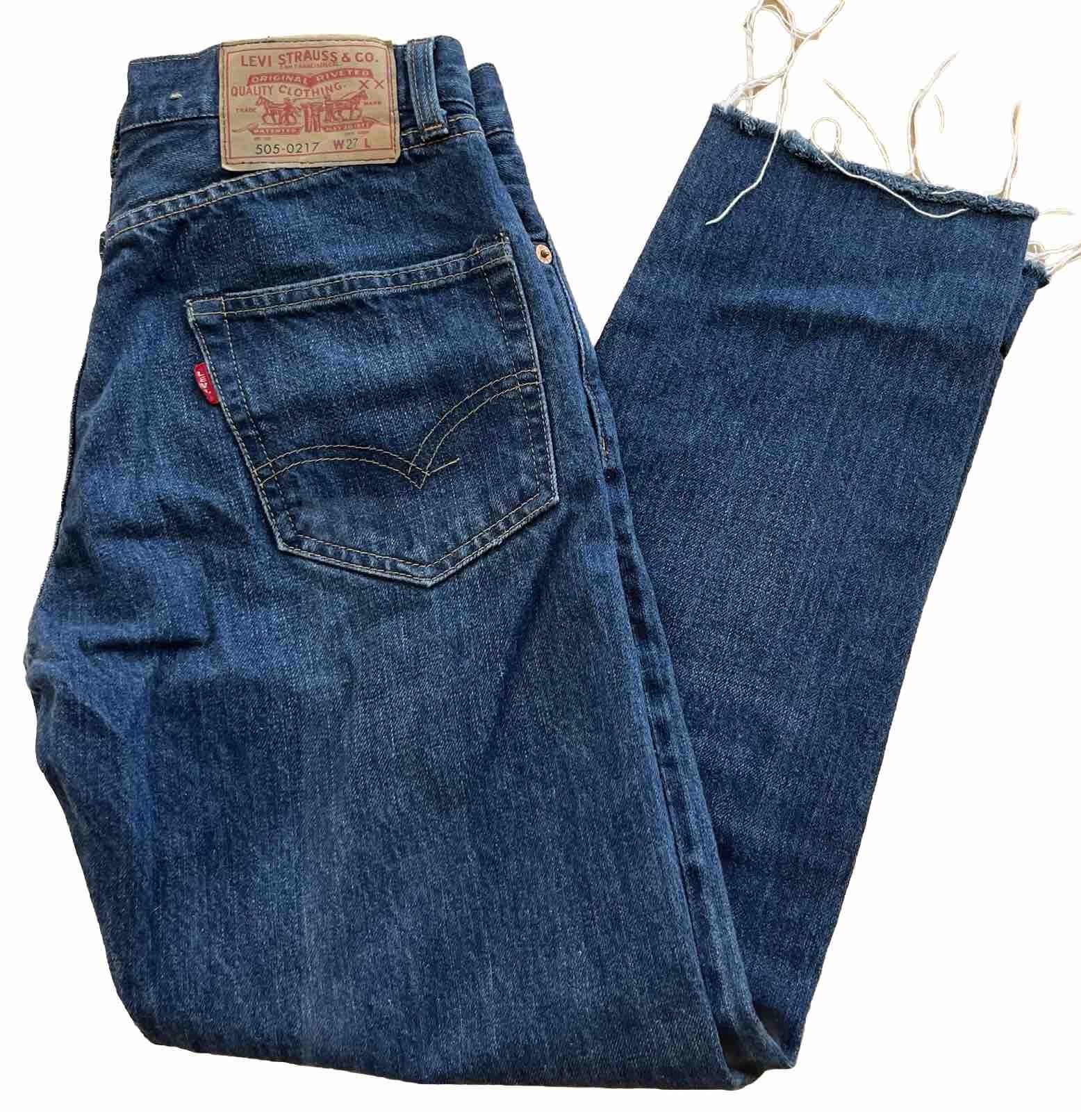 Levi’s Vintage Clothing Line LVC Selvedge BIG E 505-0217 Talon 42 Zip Jeans-27