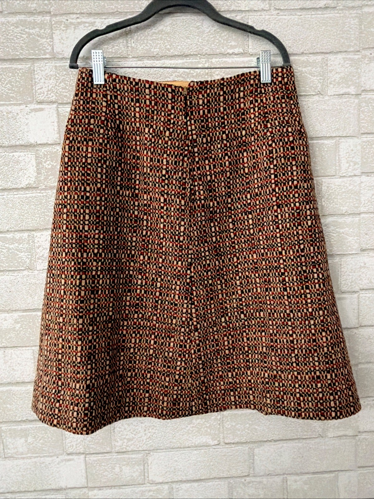 Vintage 50s 60s John Meyer of Norwich Tweed Midy Wool Skirt Size 12
