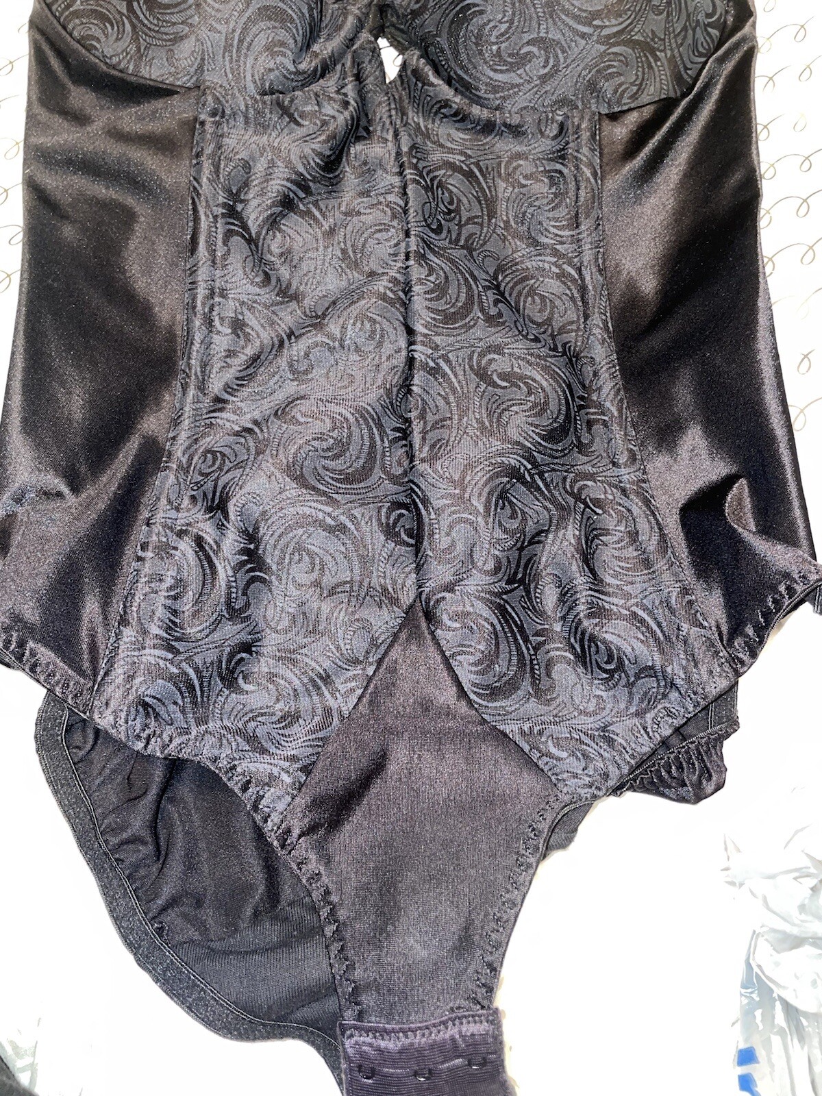 Sophistique by Smoothie Black Corset Shaper Multi-way Teddy 38C 38 VTG NOS