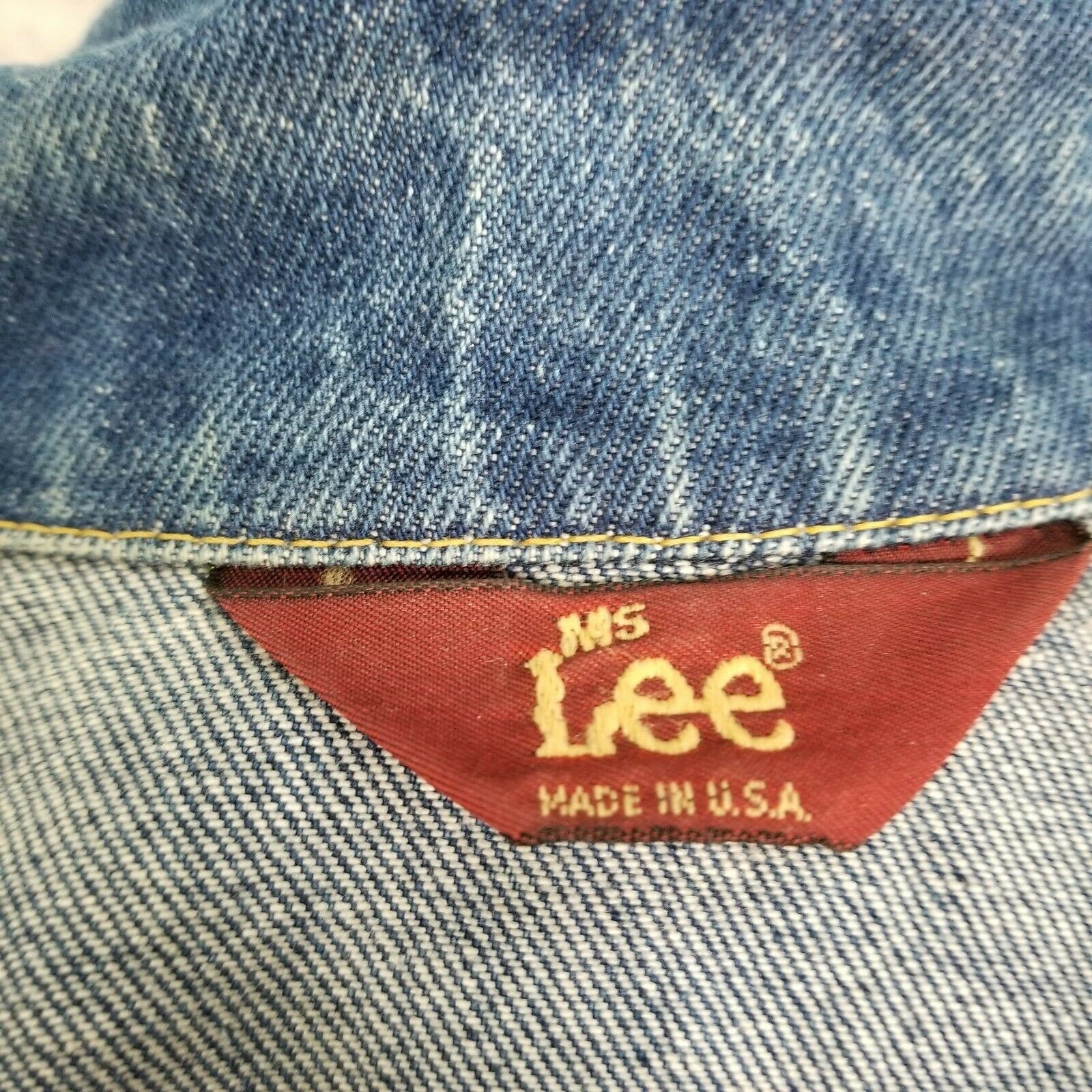 Vintage 70s 80s Lee Riders Denim Jacket Womens 5 XS S Ms Lee USA Trucker