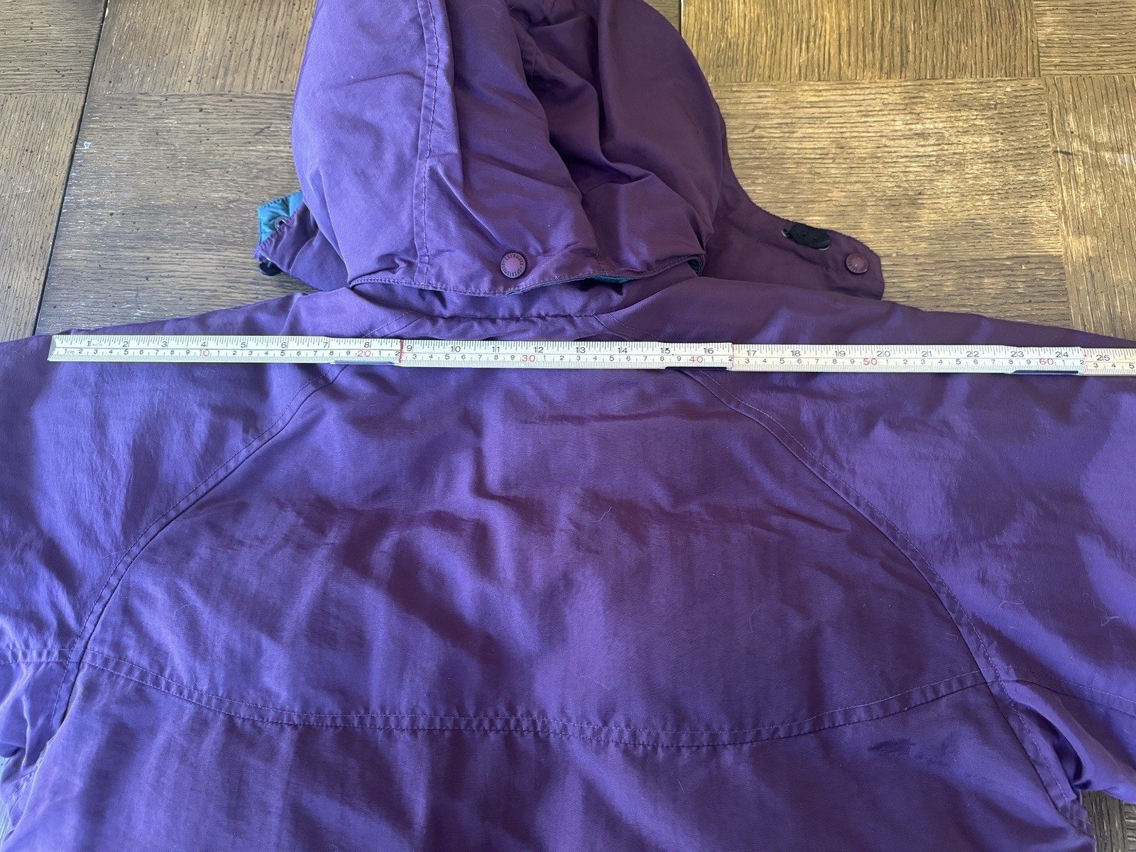 Vintage Women’s Columbia Down Filled Full Zip Parka Winter Jacket Purple Size M