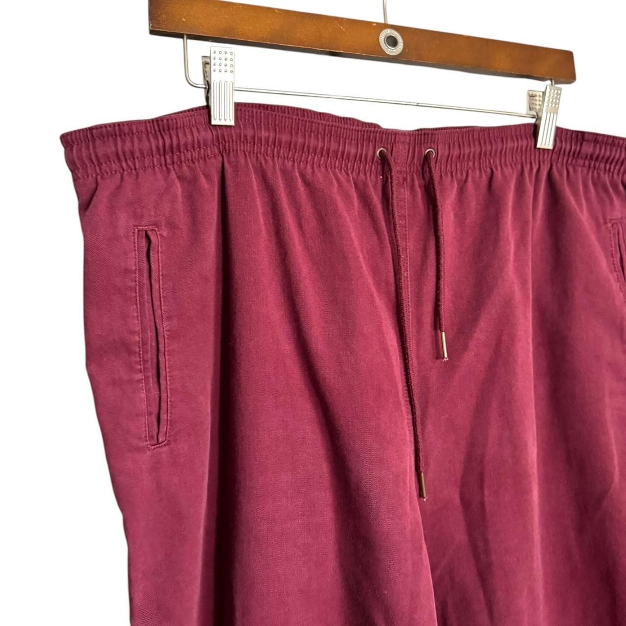 Hasting & Smith Drawstring Maroon Trousers Women’s Size XL Casual Vintage Pants