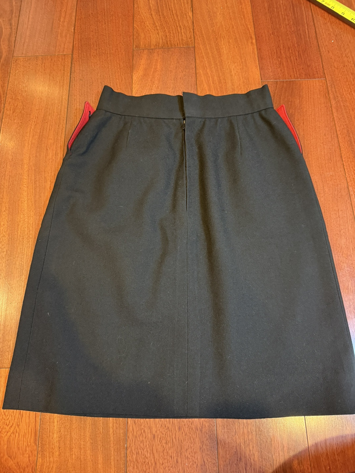 Vintage Black 60’s Pencil Skirt Secretary Style Sz XS/Small Classic