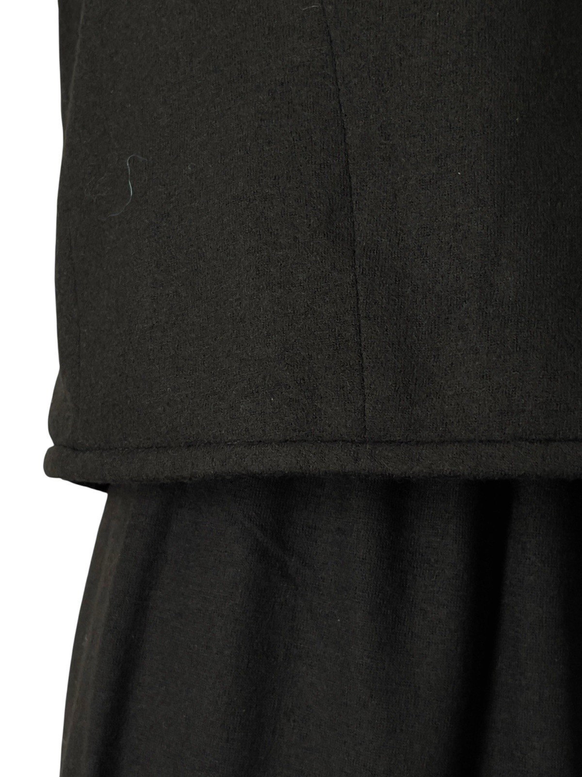 Vintage Lanz Original for Bonwit Teller 2 Piece Black Top & Skirt Set NWT Small