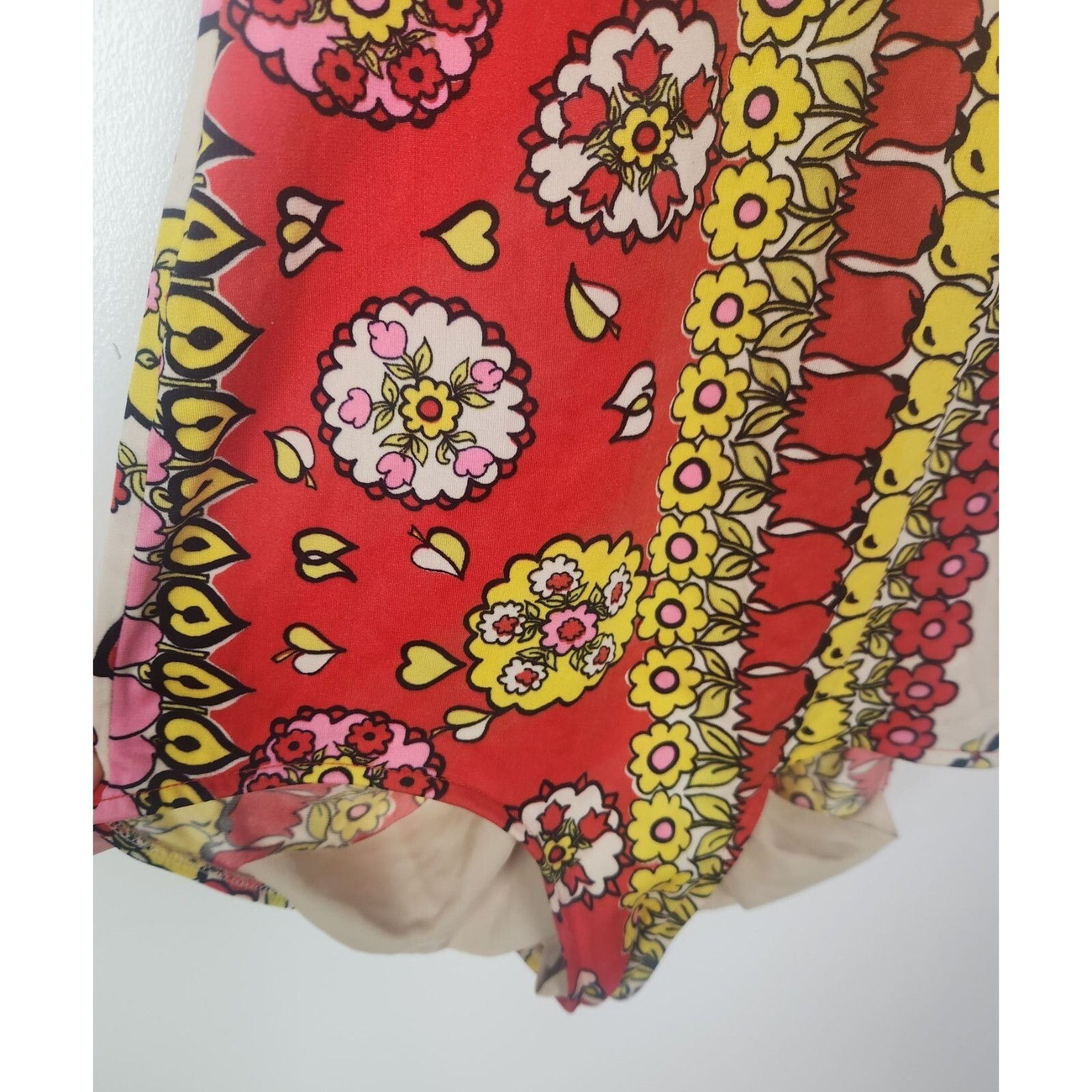 Vtg. 60’s Women’s Sz. S Rose Marie Reid Floral Retro One Piece Swimsuit