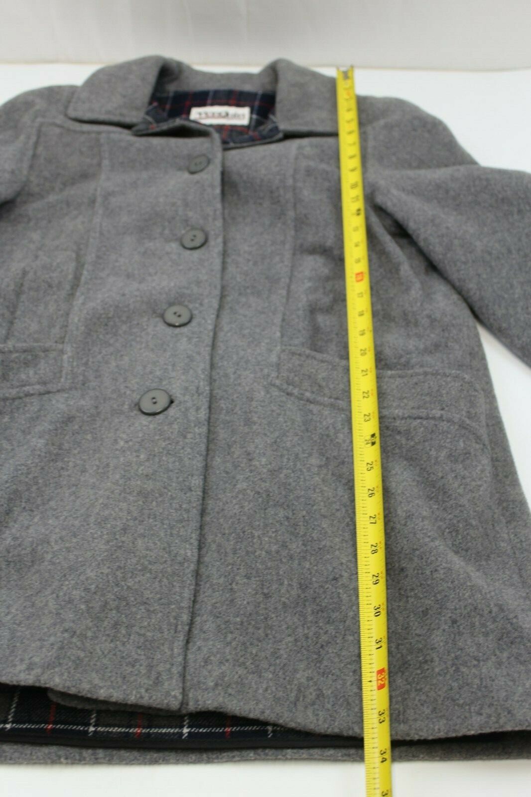 Vintage Penguin M. Liman Co. Wool Jacket Women’s Size 14 Gray