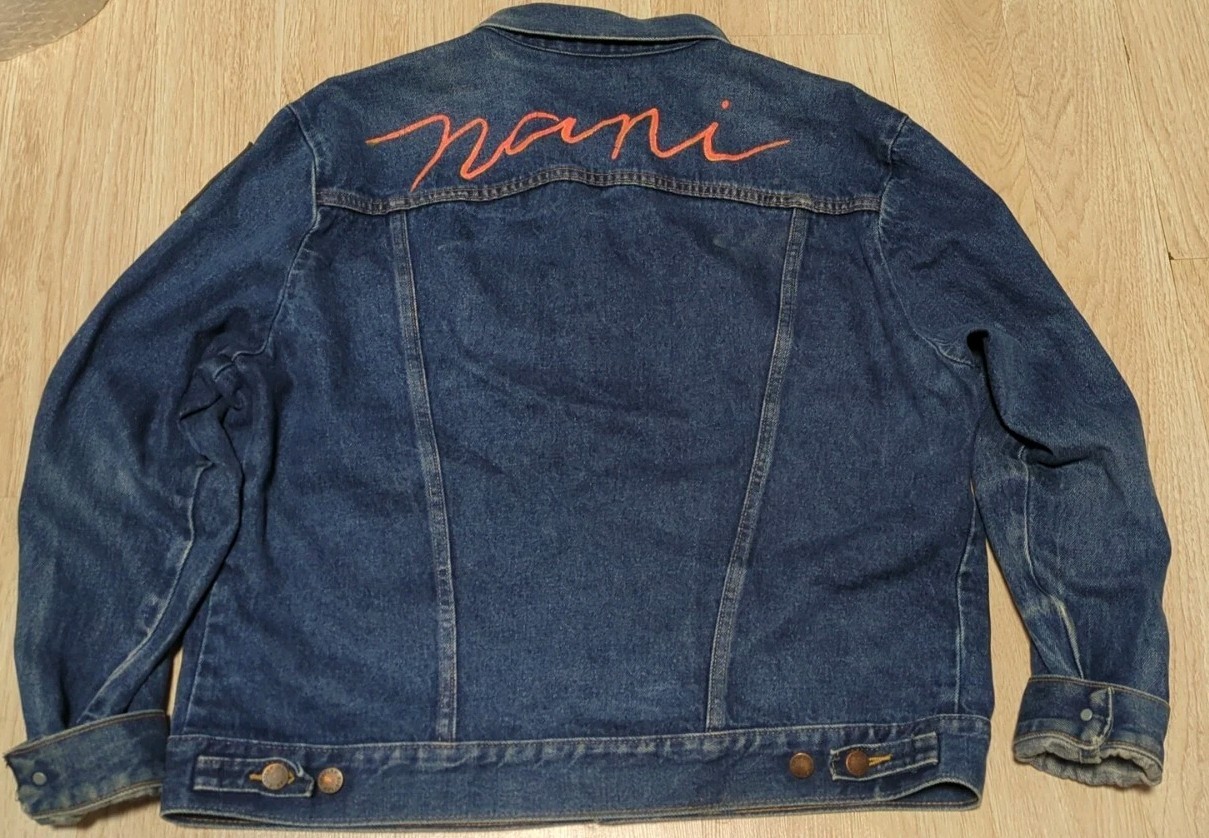 Vintage RUSTLER Denim Jacket, Women’s XL, Western, Trucker, Biker, Cowboy