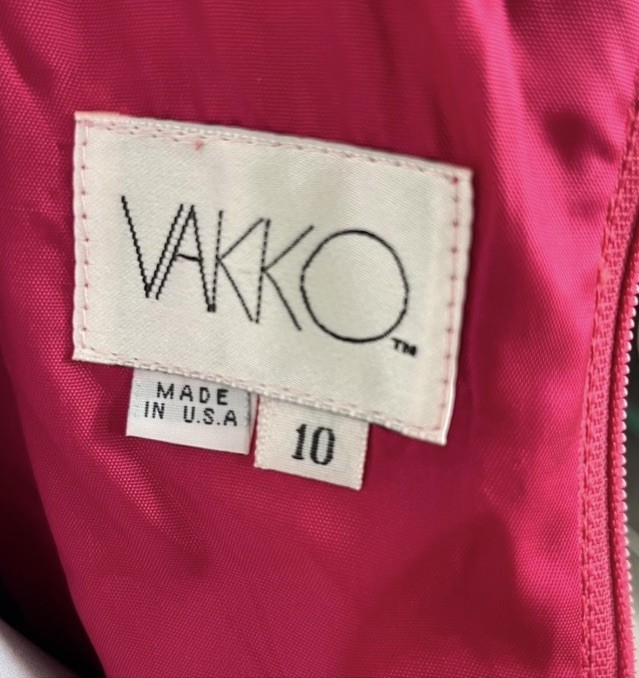 VINTAGE RED VAKKO SUEDE DRESS