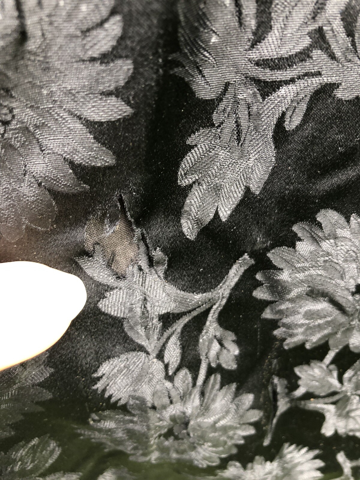 Vintage Antique 1800’s Victorian Martha Maxwell Gown Beautiful floral Brocade