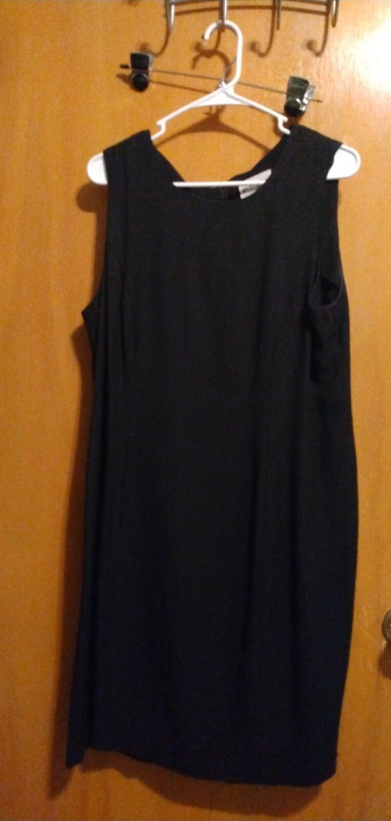 Vintage Black Perceptions by Irene B. Size 16 Rayon Blend Dress 42″ CHEST