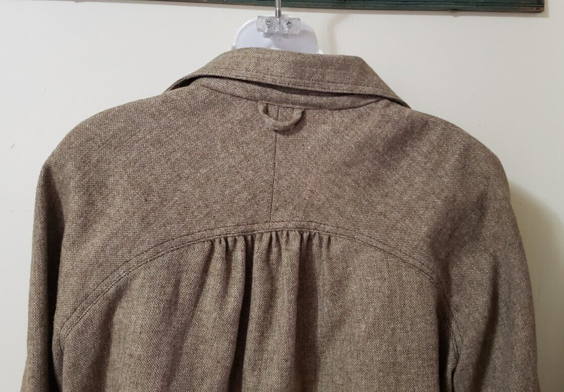 Vintage Womens 70s Mod Wool & Polyester Wideleg Pants set.size 14