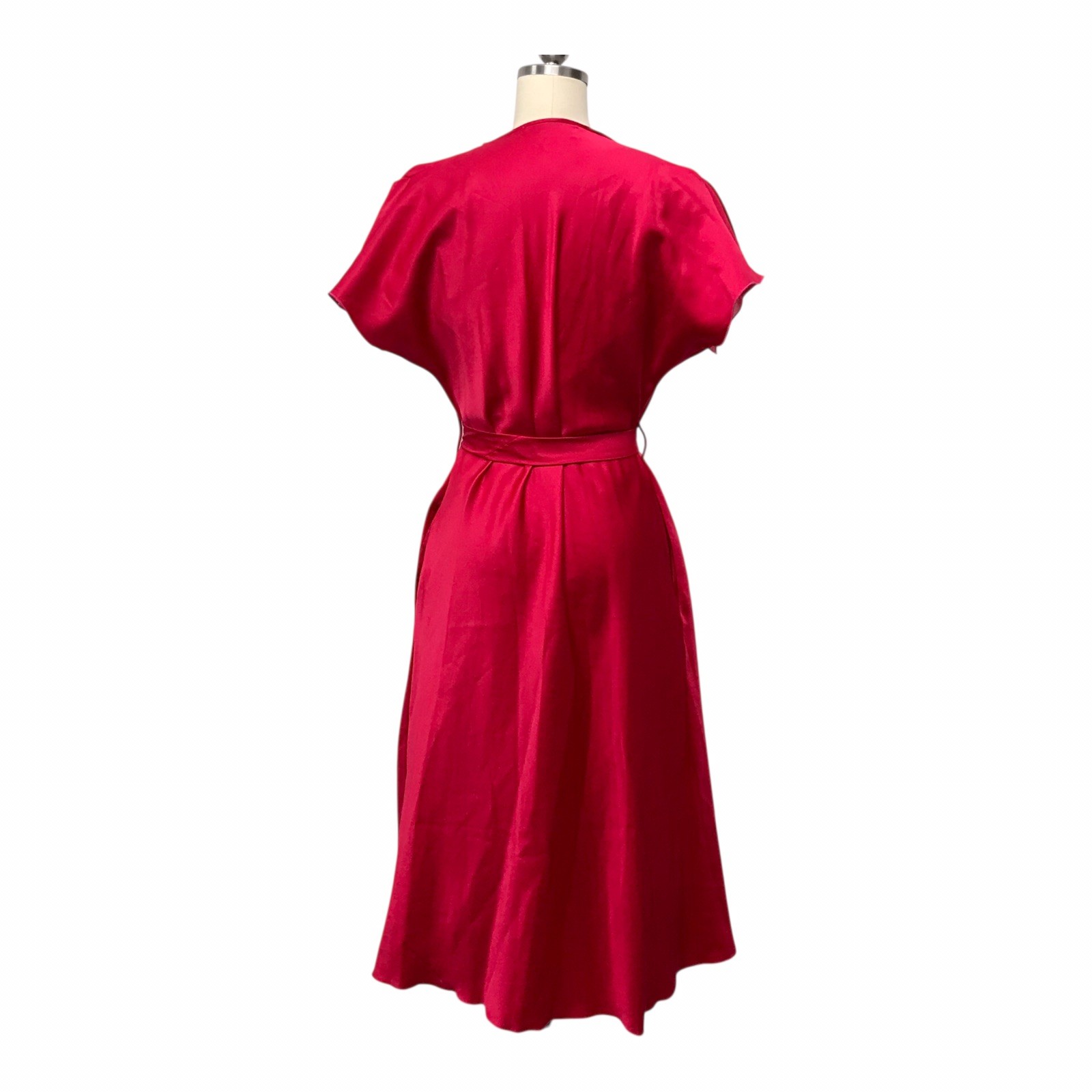 VTG Georgette Trabolsi Slip Dress With Robe Asymmetric Fairy Sexy Retro Sz S
