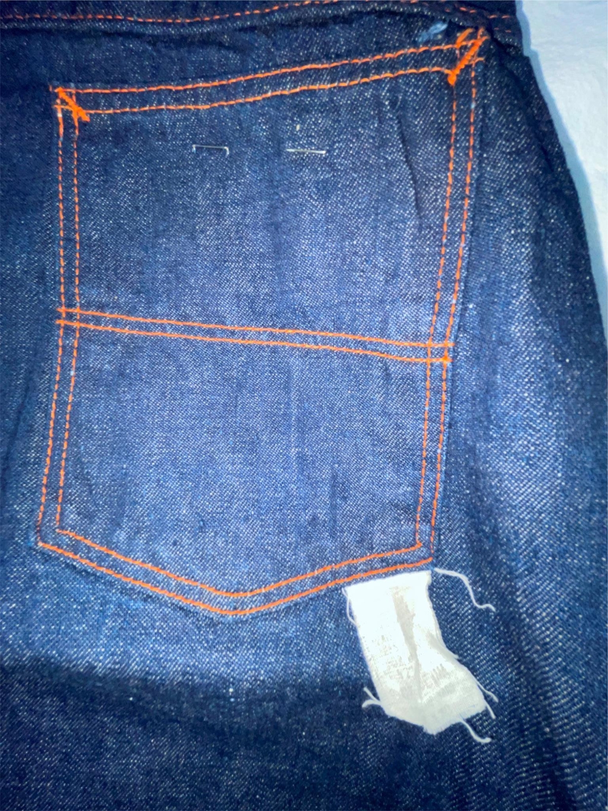 VTG 50S NEW WOMENS 30 X 30 JEANIES SANFORIZED DARK DENIM SIDE ZIP JEANS PANTS