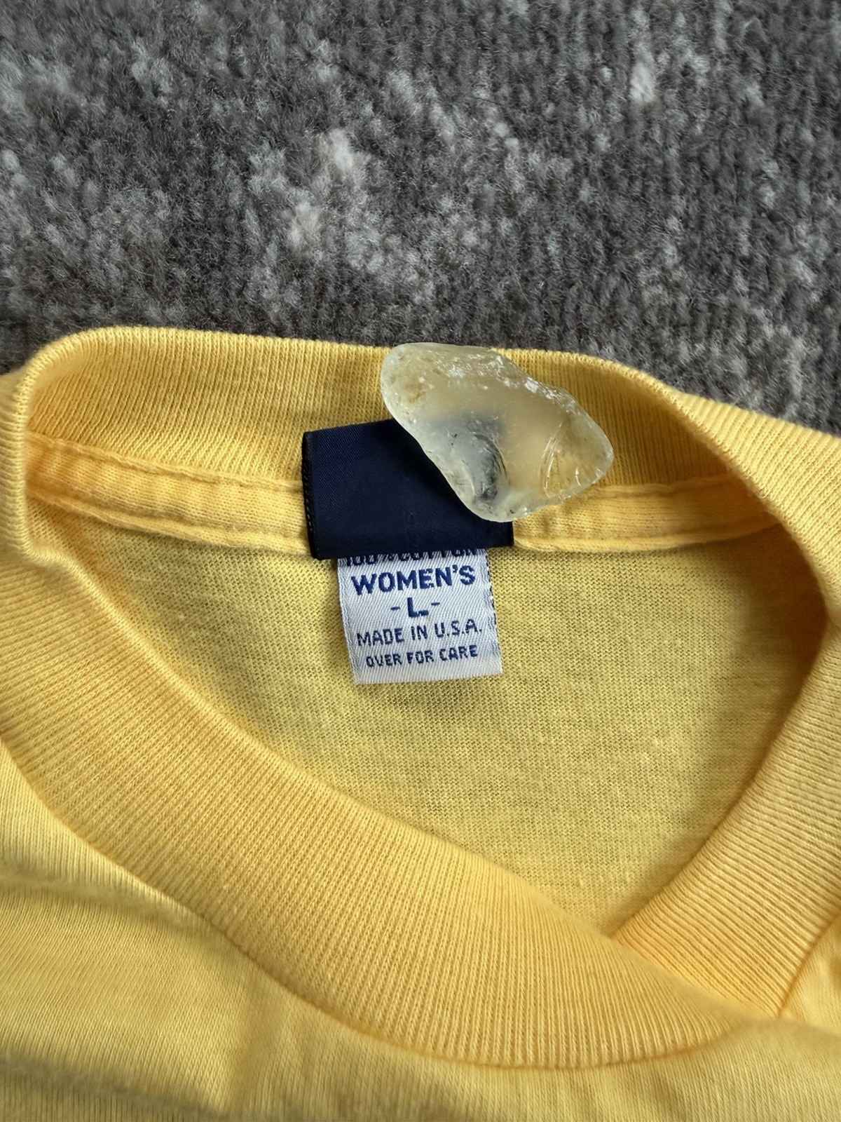 Vintage 90s Women’s Lands’ End Yellow Maxi Dress With Pockets & Belt Size Large