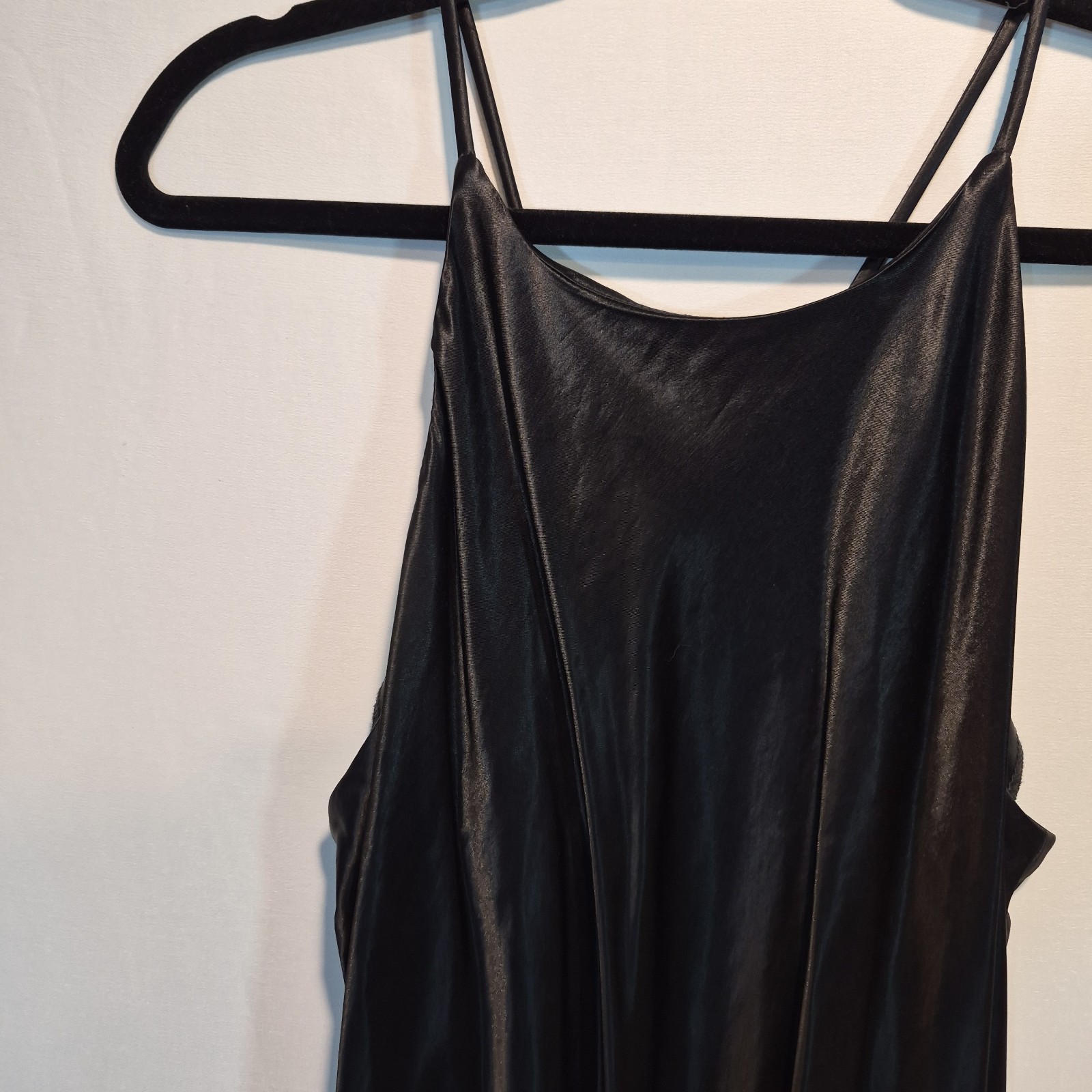Vintage Annie Pepper 90s Satin Slip Dress 13/14 Quiet Luxury Clean Girl Polished