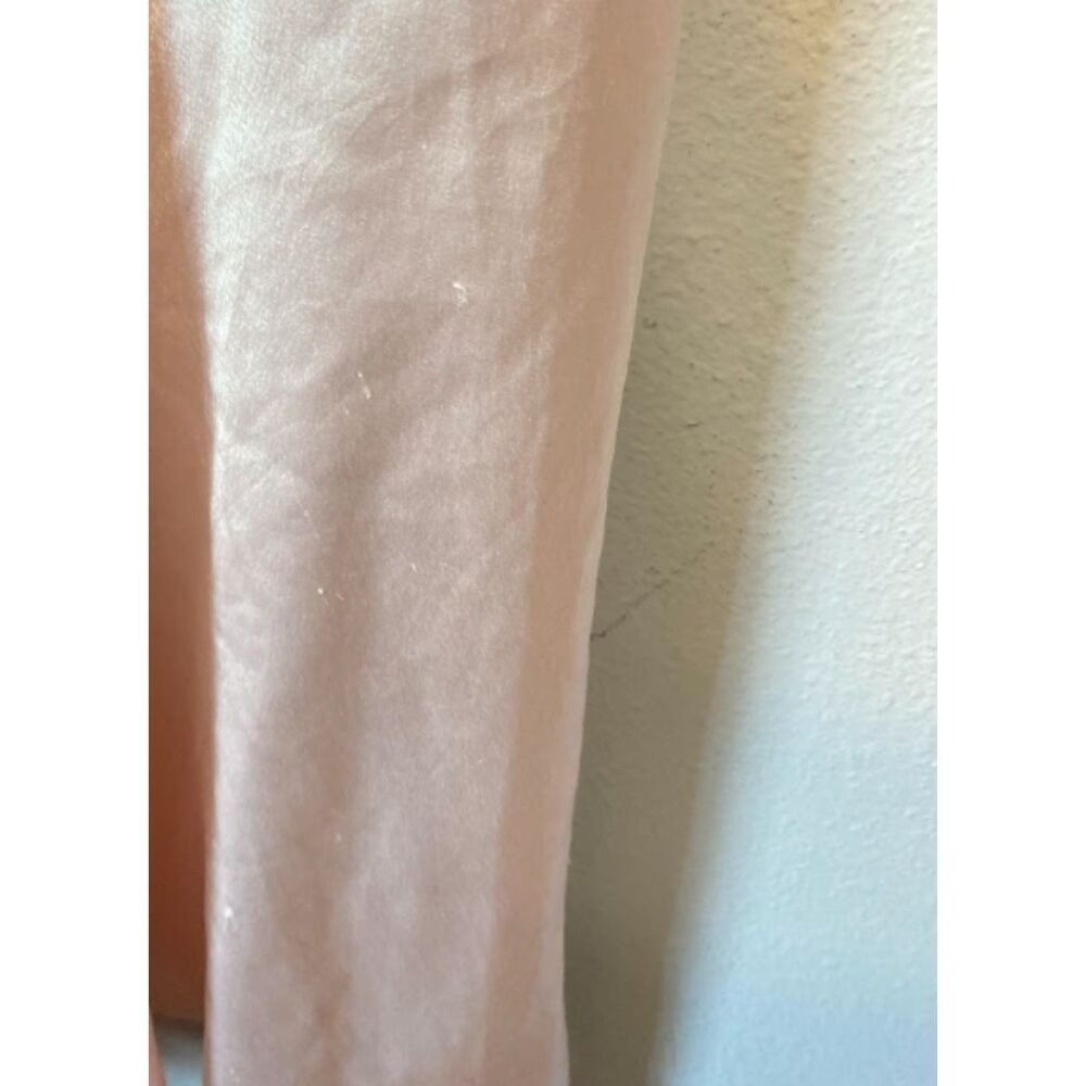 Vintage Christian Dior Satin Slip Dress Pink Lingerie Chemise CD Monogram