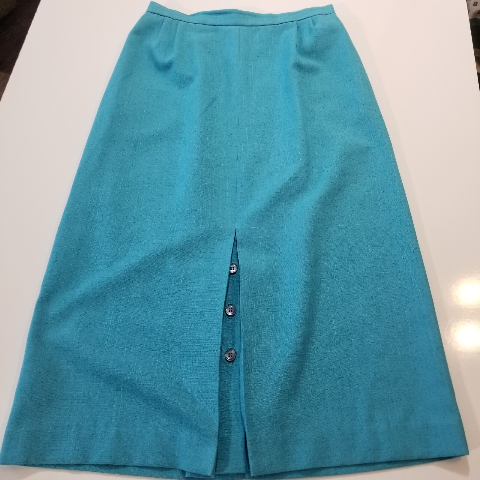 Vintage Skirt Suit Set Women’s Size M 3 Piece Modest Professional Silk Blend