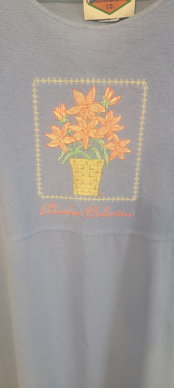 Vintage Carolina Clothing Co. Cottagecore Prairie Basket Collector Dress Size M